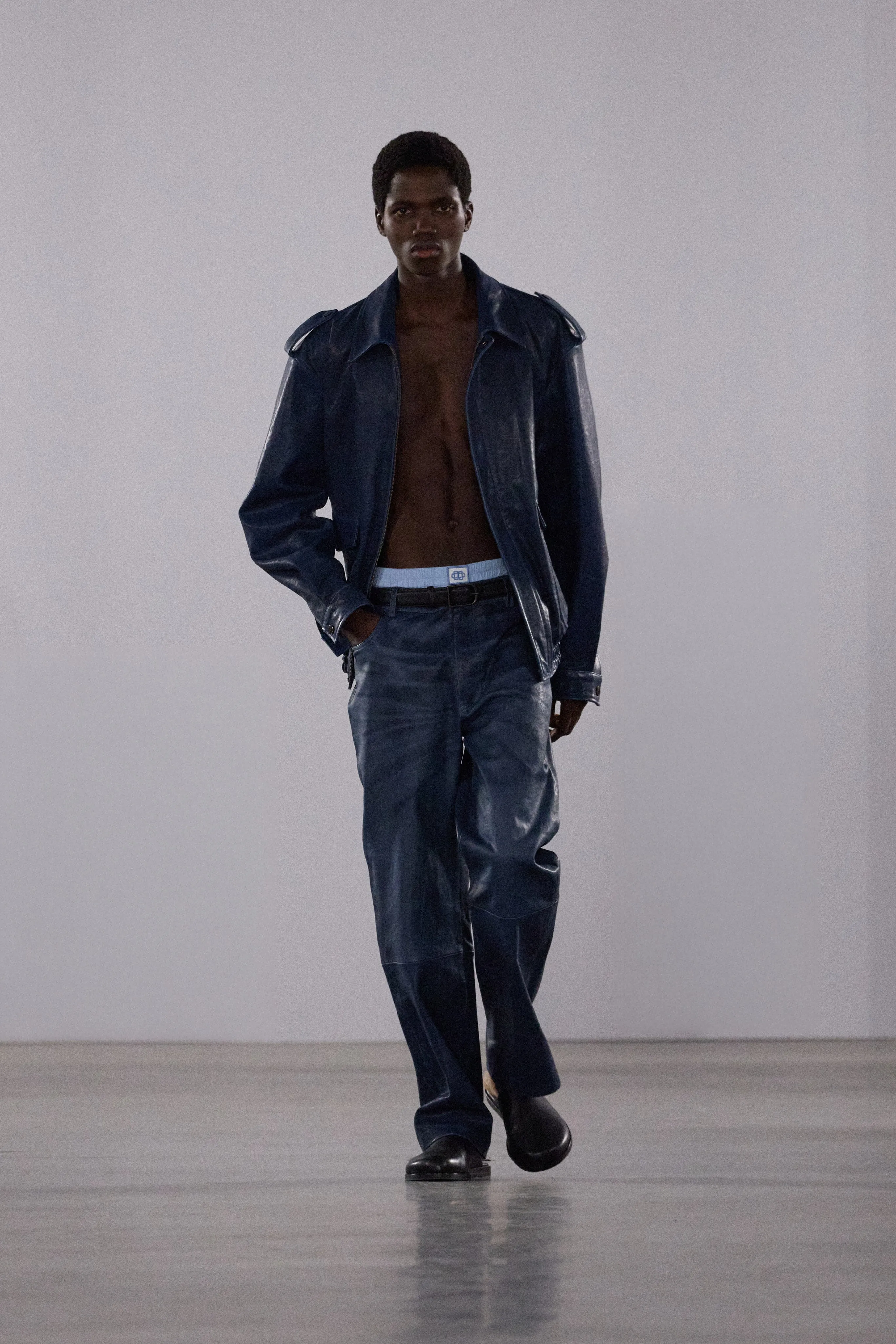 Gideon Leather Flight Jacket sold by Simkhai product image thumbnail 2