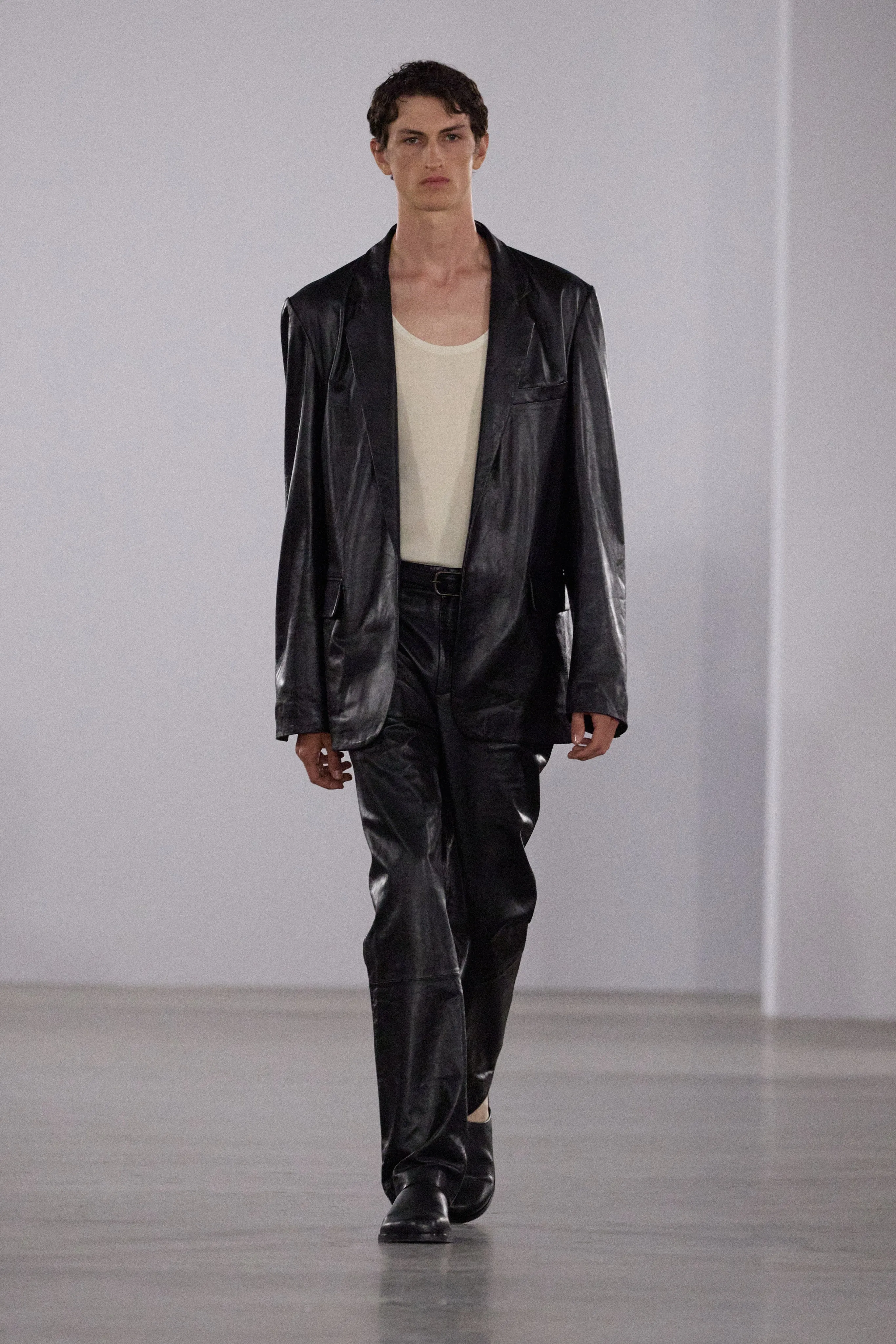 Seamus Leather Tuxedo Pant sold by Simkhai product image thumbnail 2