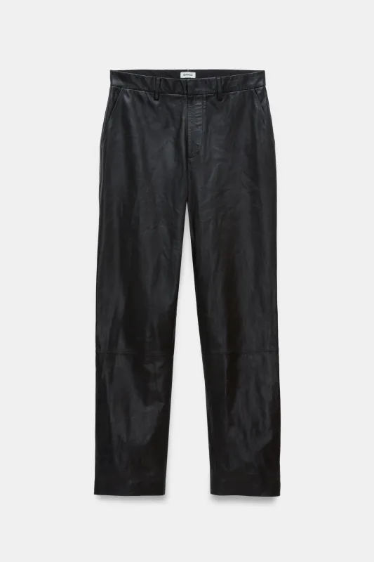Seamus Leather Tuxedo Pant made by Simkhai