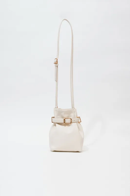 River Leather Bucket Bag sold by Simkhai