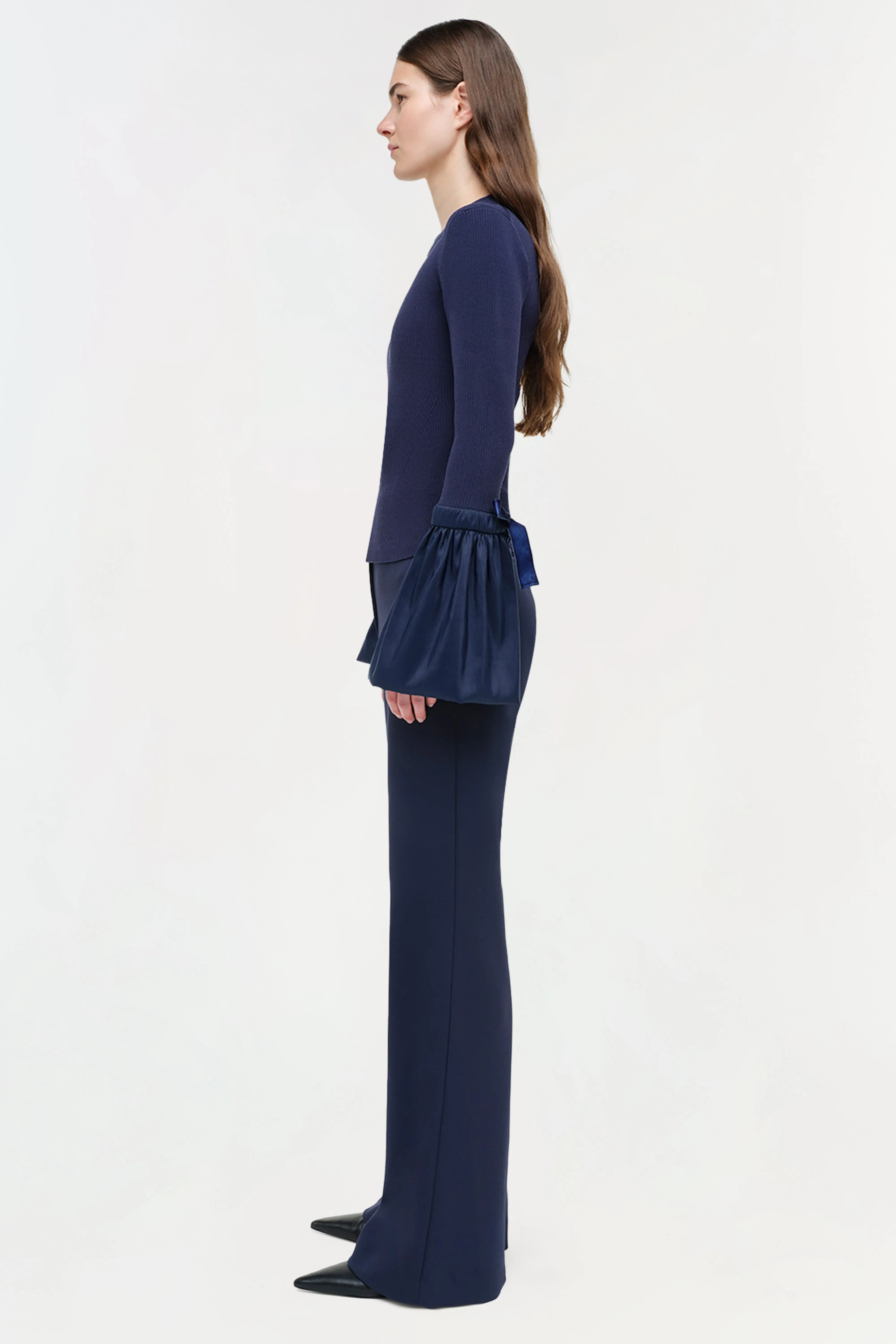 Agata Taffeta Knit Top sold by Simkhai product image thumbnail 3
