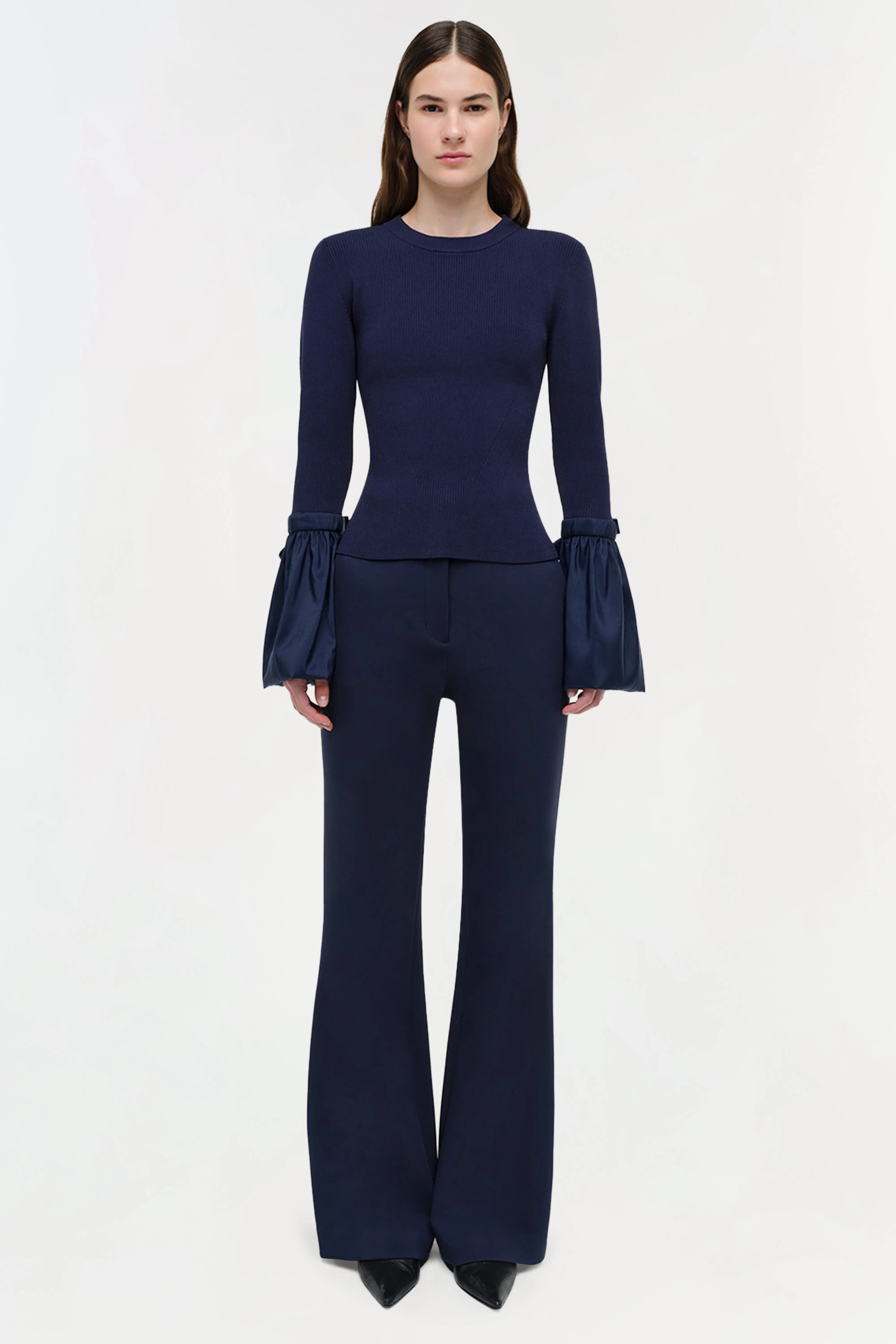 Agata Taffeta Knit Top sold by Simkhai product image thumbnail 5