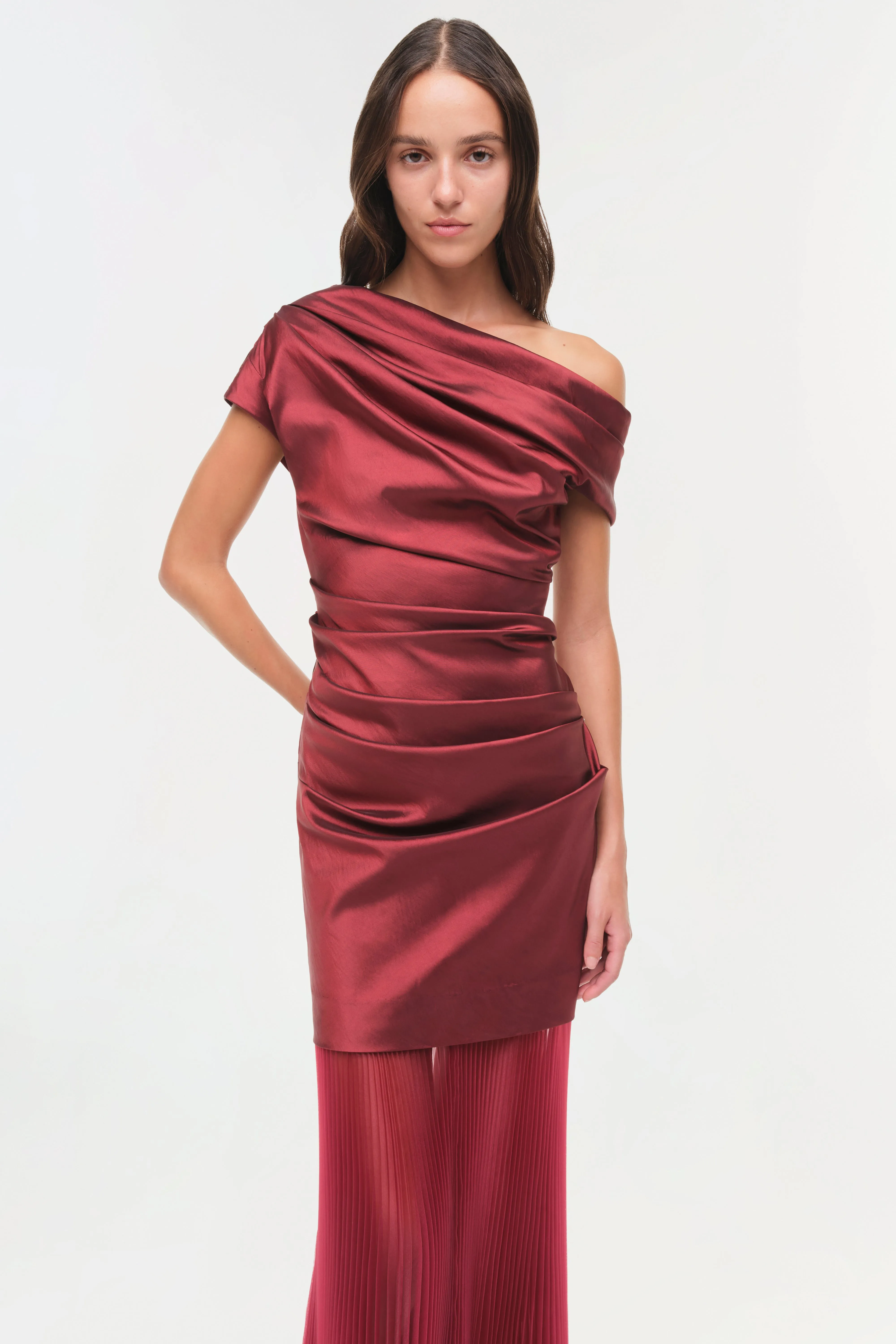 Ammalie Taffeta Midi Dress sold by Simkhai product image thumbnail 3