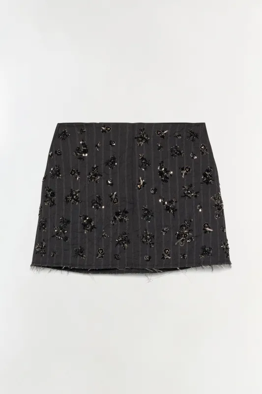 Blaire Embellished Mini Skirt sold by Simkhai