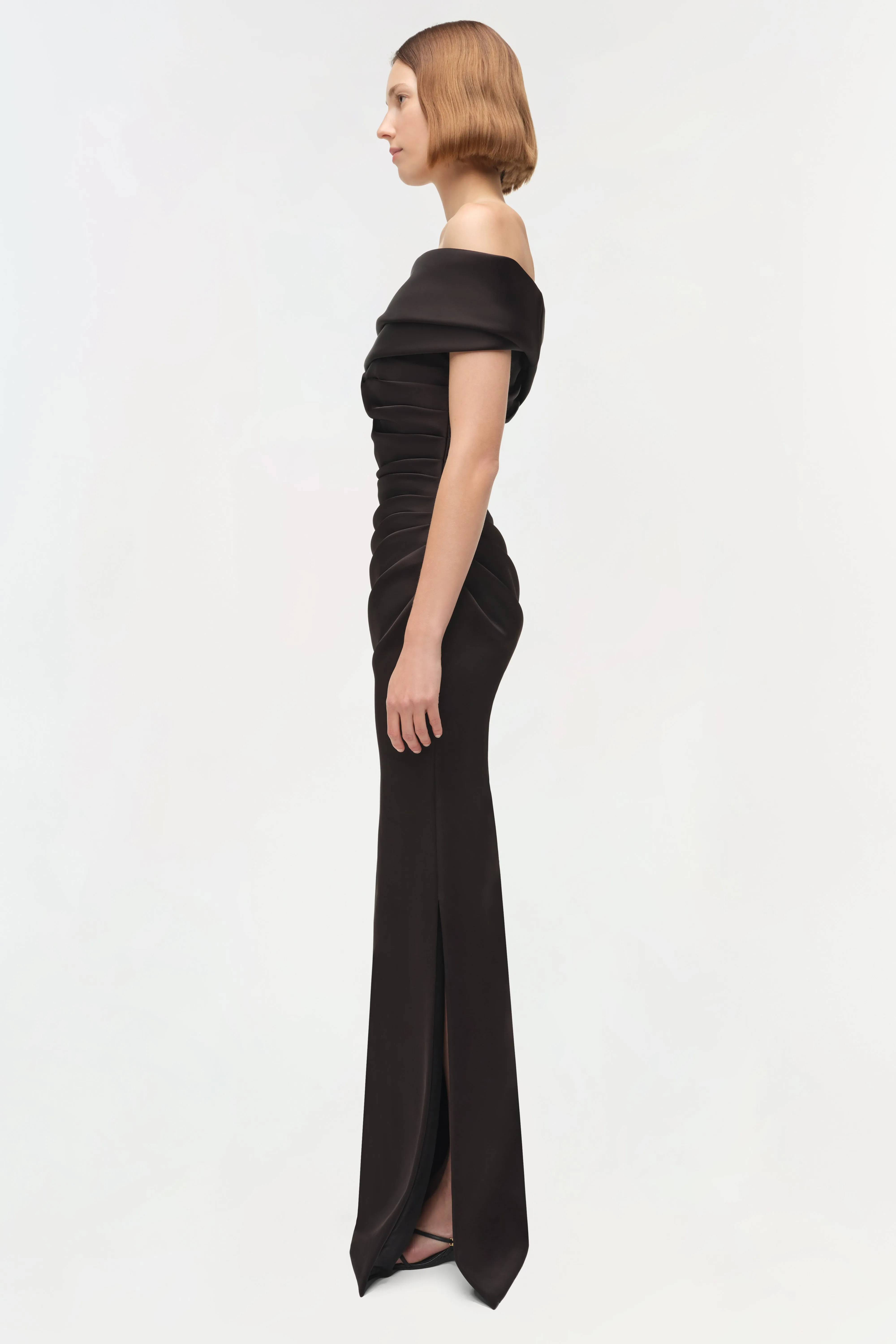 Valencia Draped Satin Gown sold by Simkhai product image thumbnail 4