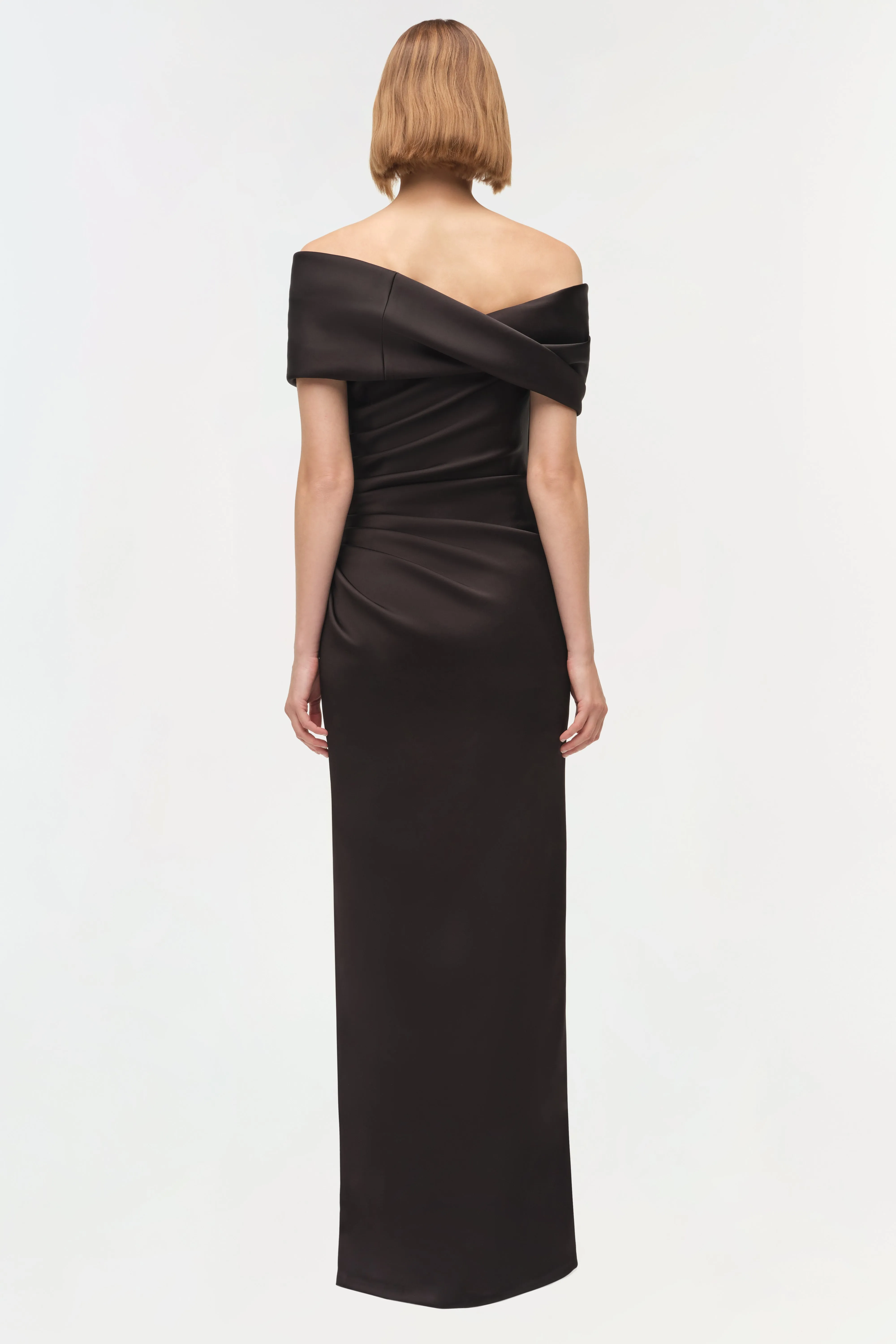 Valencia Draped Satin Gown sold by Simkhai product image thumbnail 5