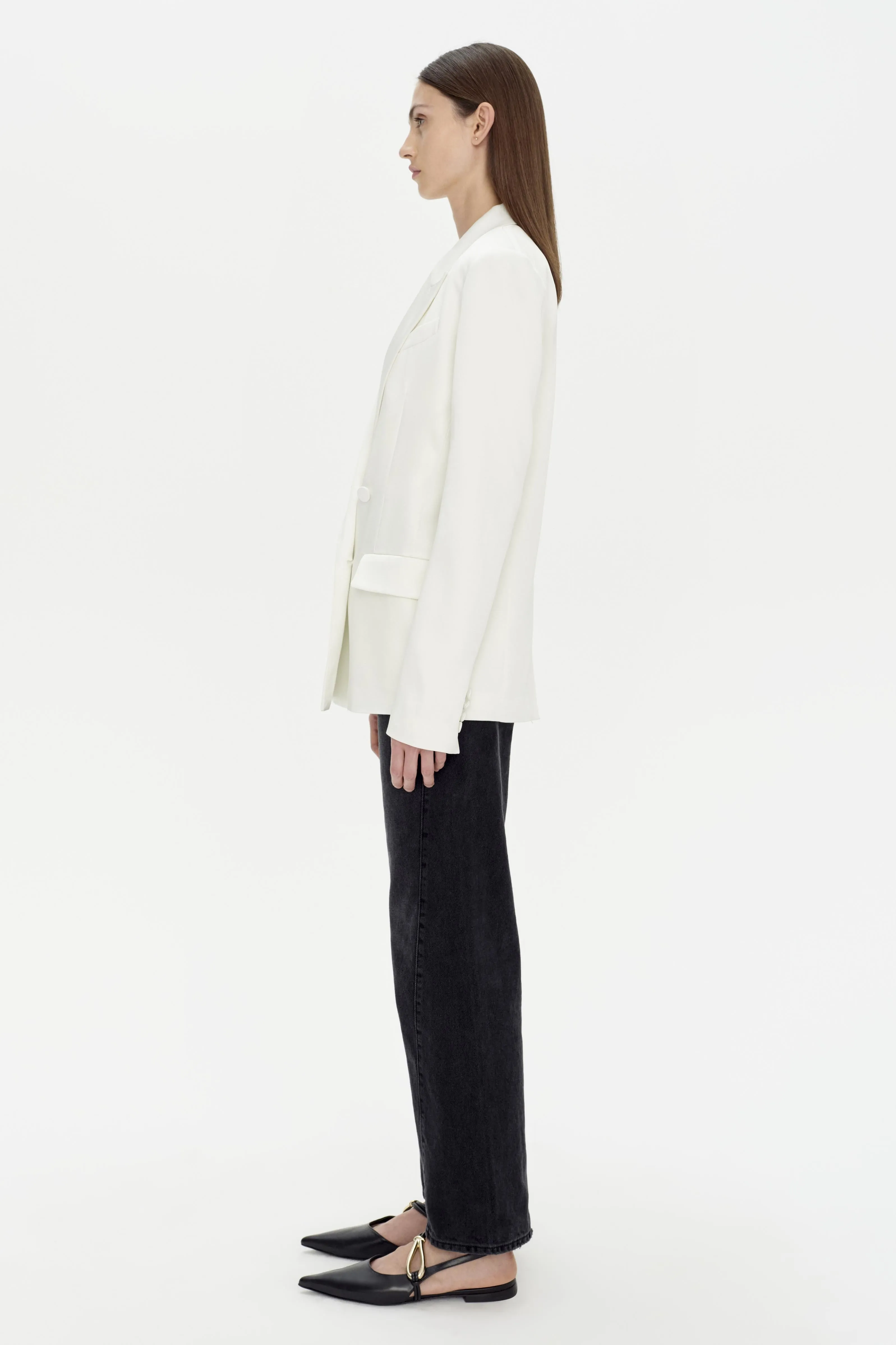 Norah Satin Blazer sold by Simkhai product image thumbnail 4