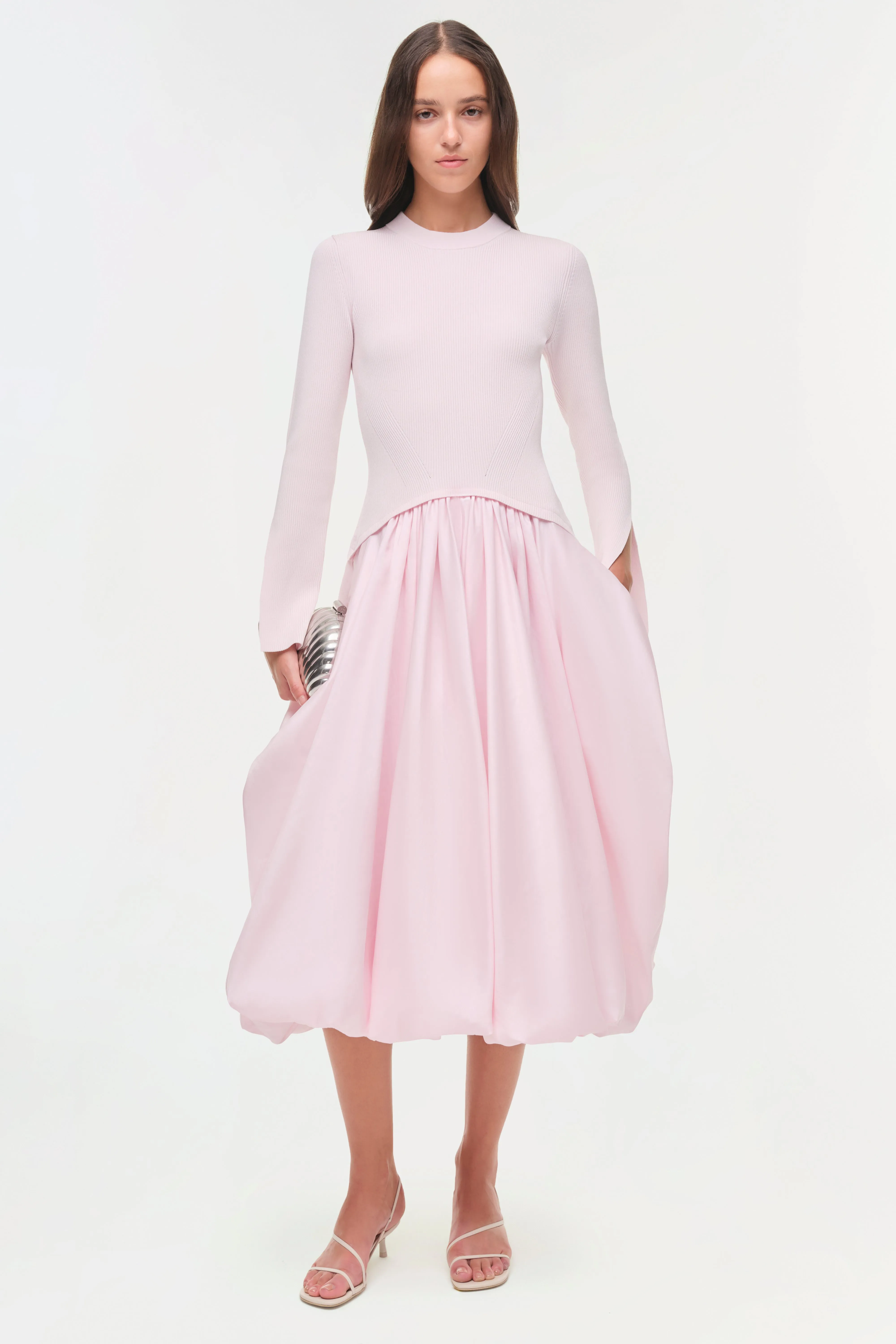 Kenlie Taffeta Knit Midi Dress sold by Simkhai product image thumbnail 3