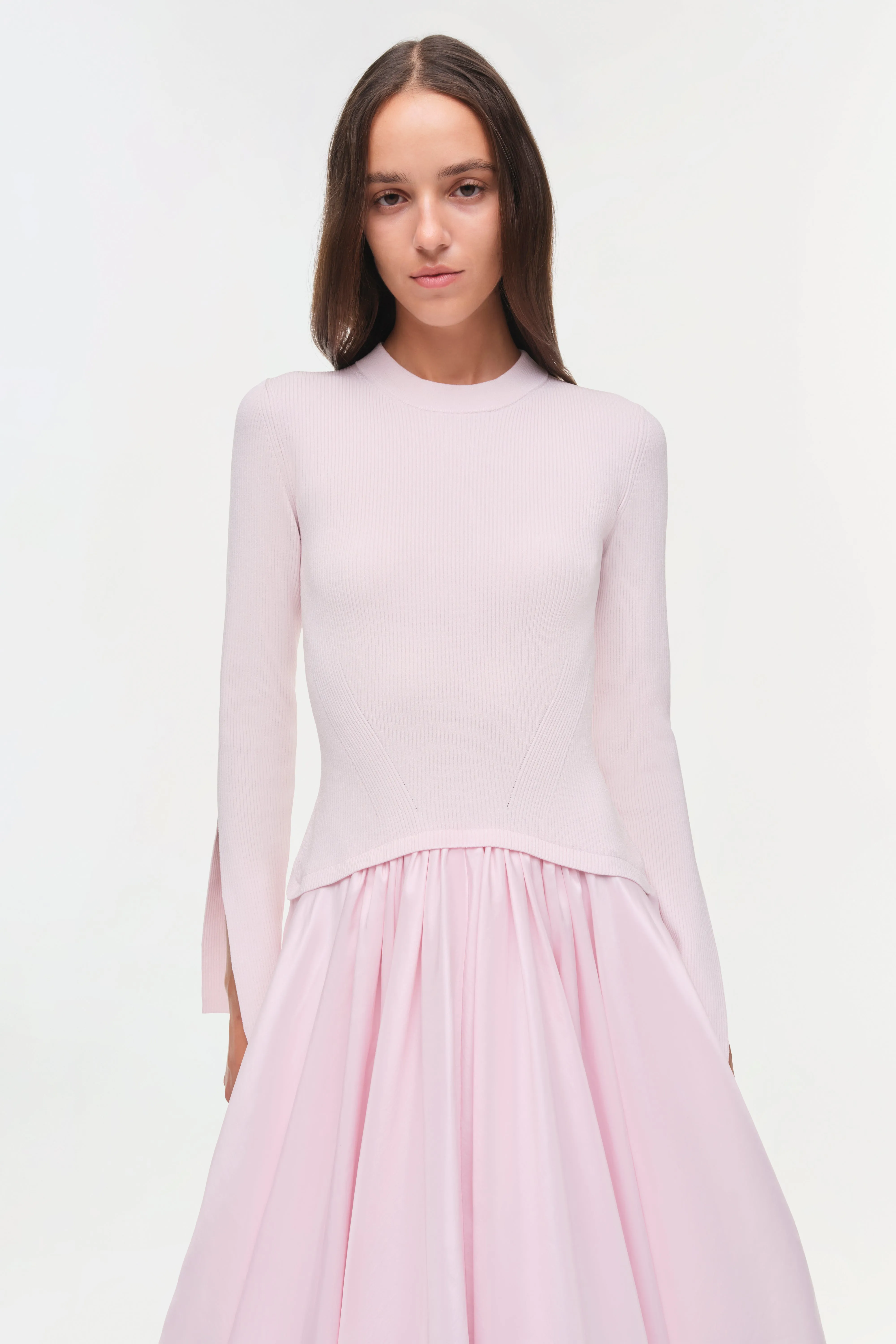 Kenlie Taffeta Knit Midi Dress sold by Simkhai product image thumbnail 4