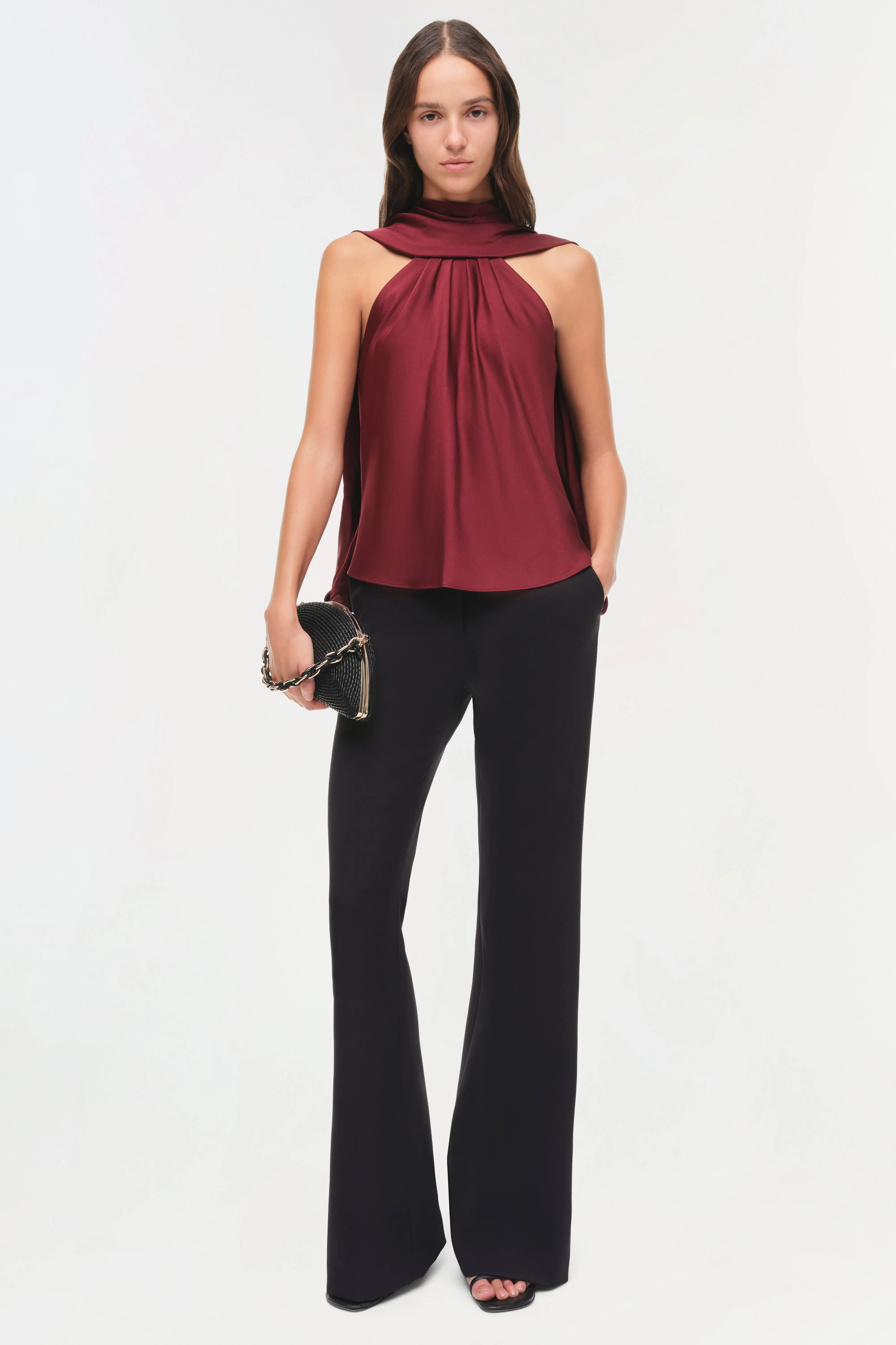 Scarlett Satin Cape Top sold by Simkhai product image thumbnail 2