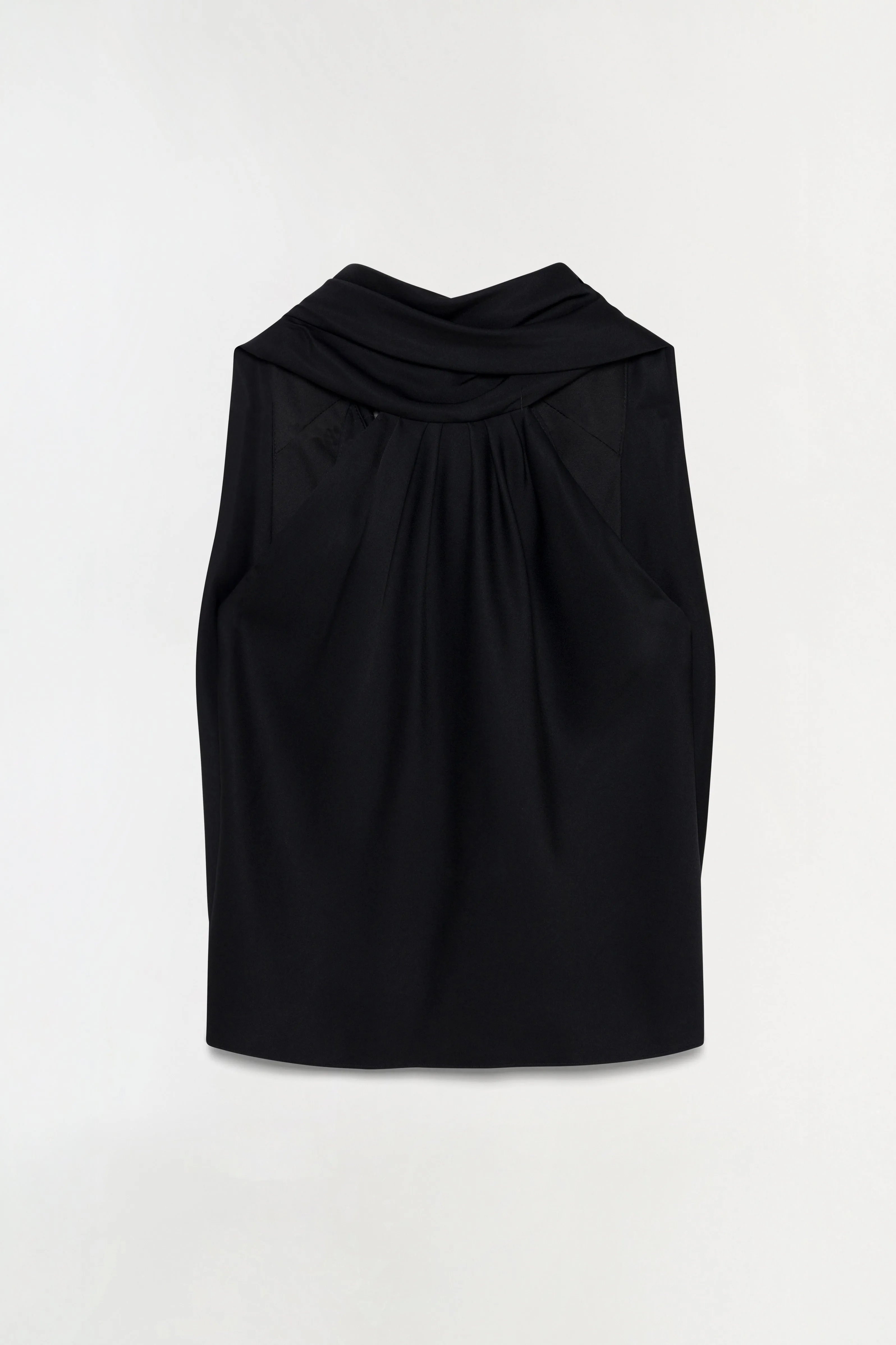 Scarlett Satin Cape Top sold by Simkhai