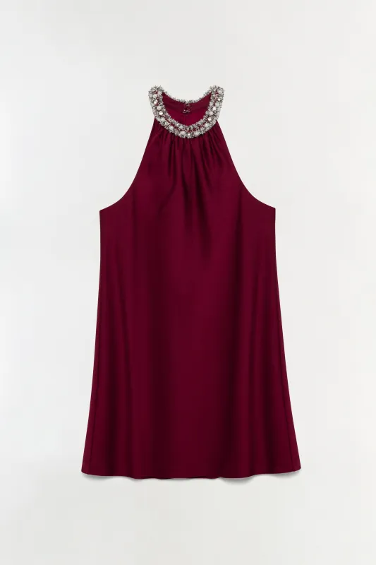 Hadleigh Satin Mini Dress made by Simkhai