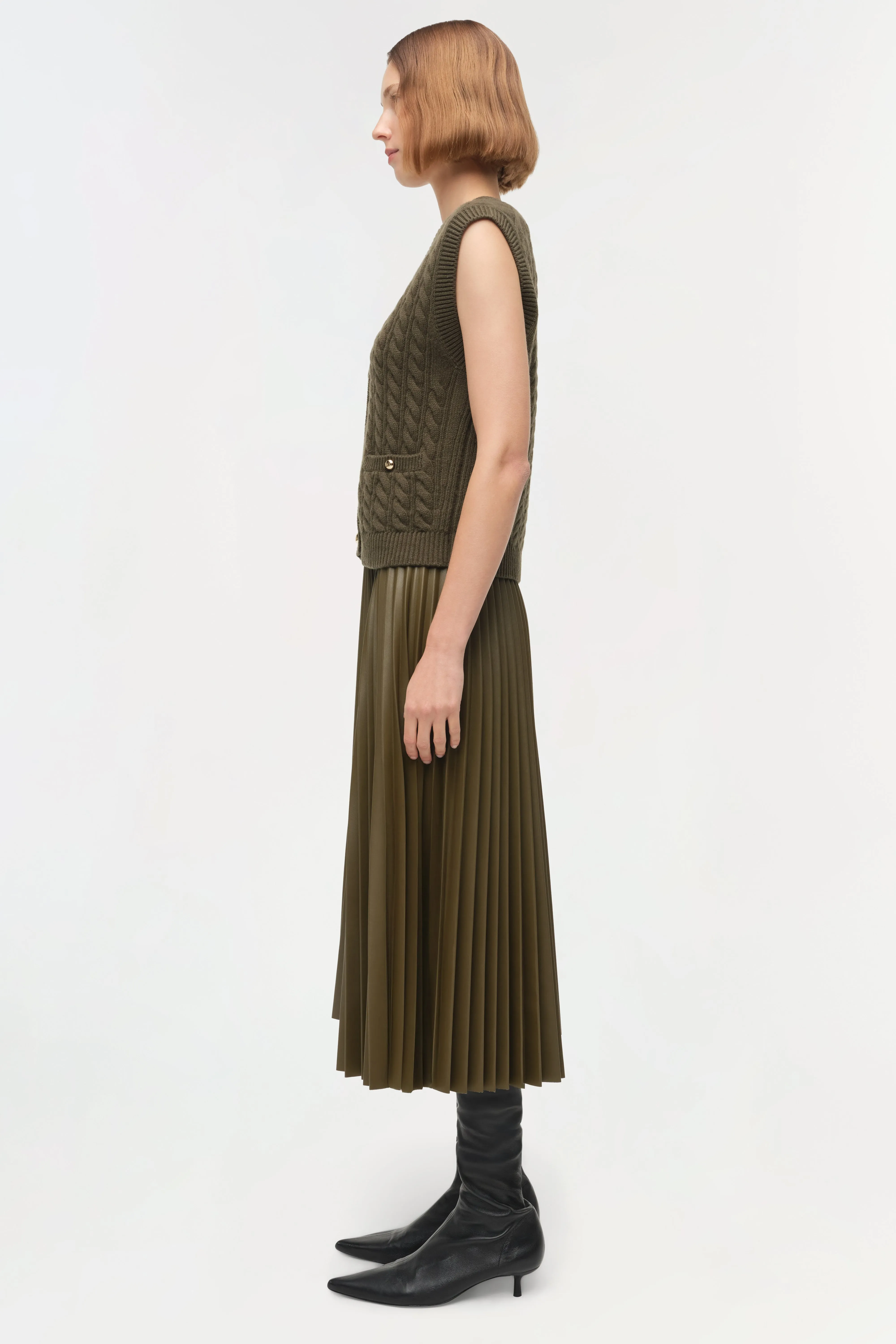 Perrie Cashmere Vest sold by Simkhai product image thumbnail 4