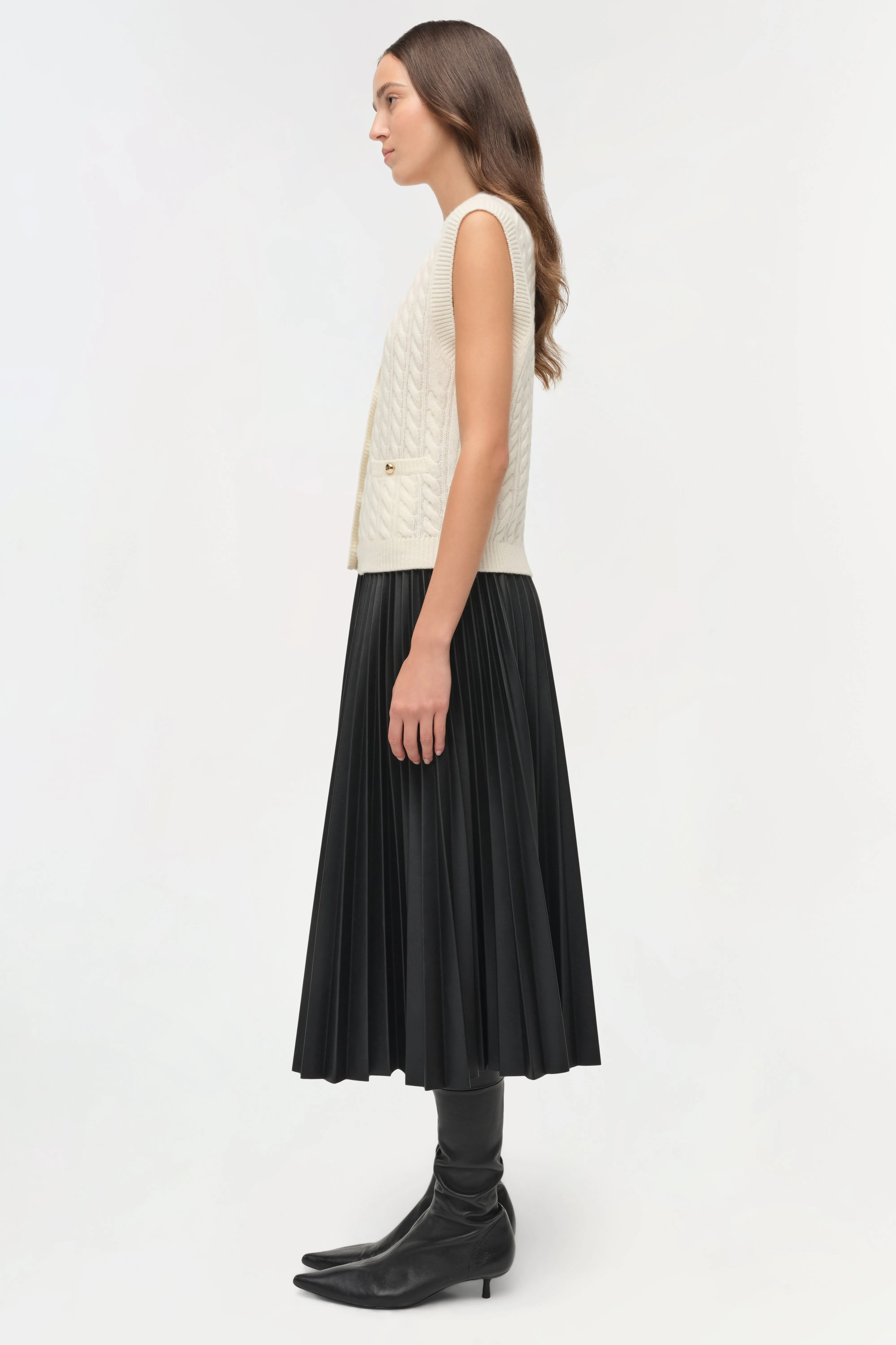 Perrie Cashmere Vest sold by Simkhai product image thumbnail 4