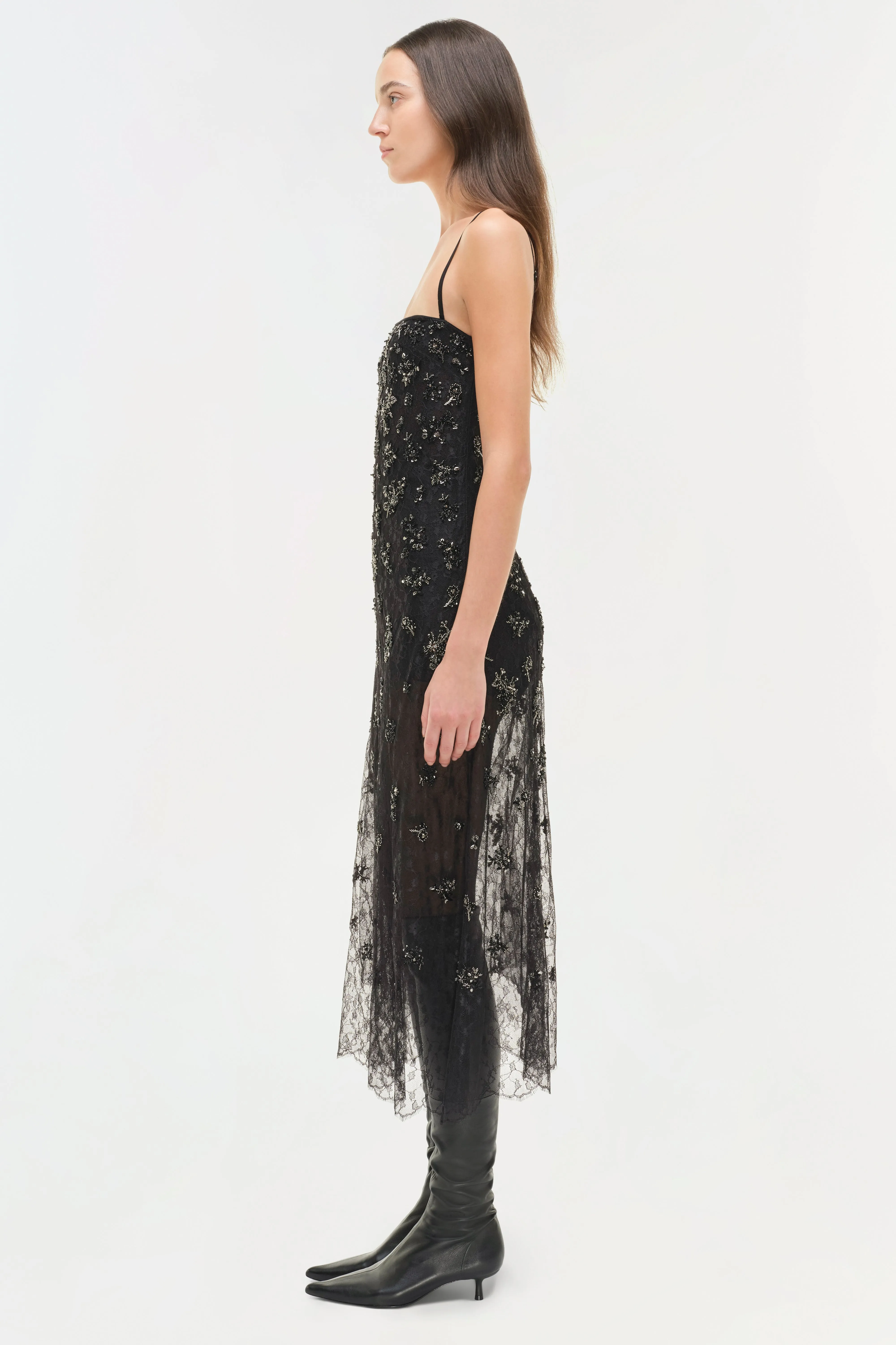 Carmela Embellished Lace Midi Dress sold by Simkhai product image thumbnail 4
