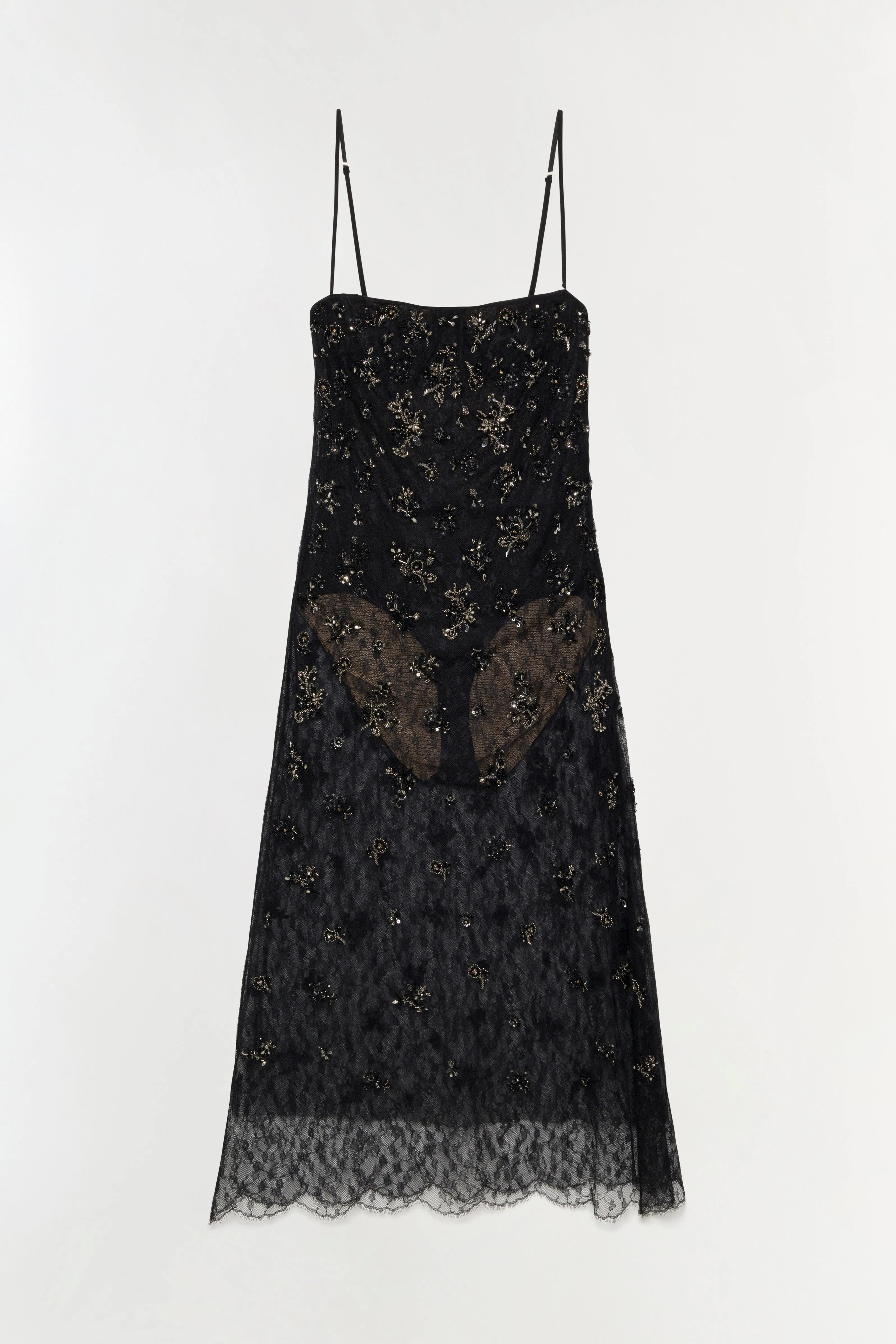 Carmela Embellished Lace Midi Dress sold by Simkhai