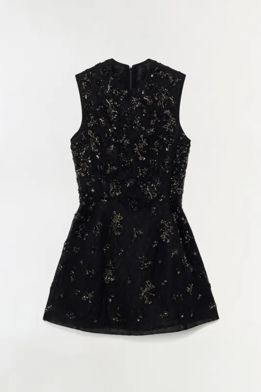 Evelina Embellished Lace Mini Dress sold by Simkhai