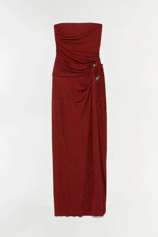Emma Strapless Jersey Gown sold by Simkhai