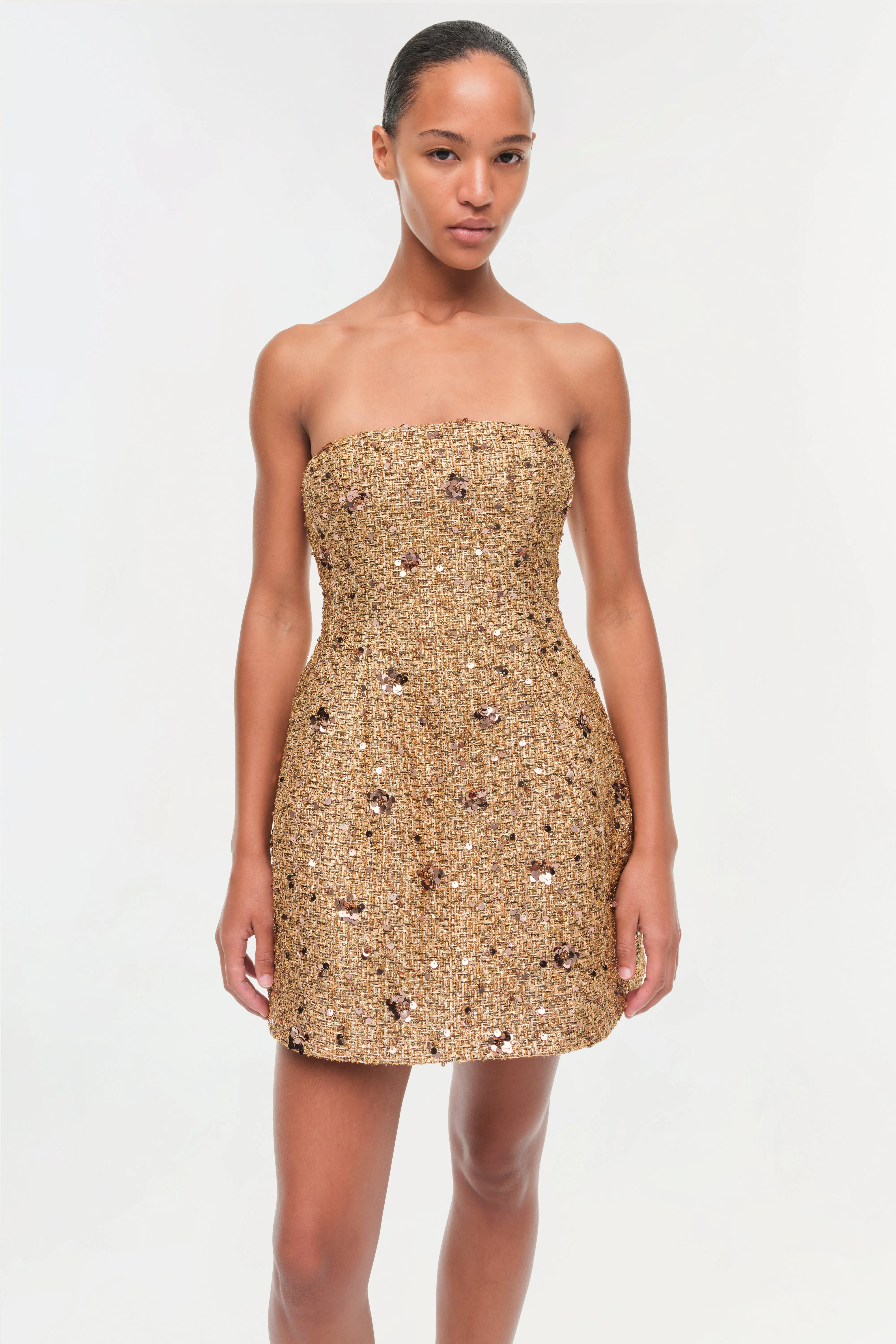 Kit Gilded Tweed Mini Dress sold by Simkhai product image thumbnail 3
