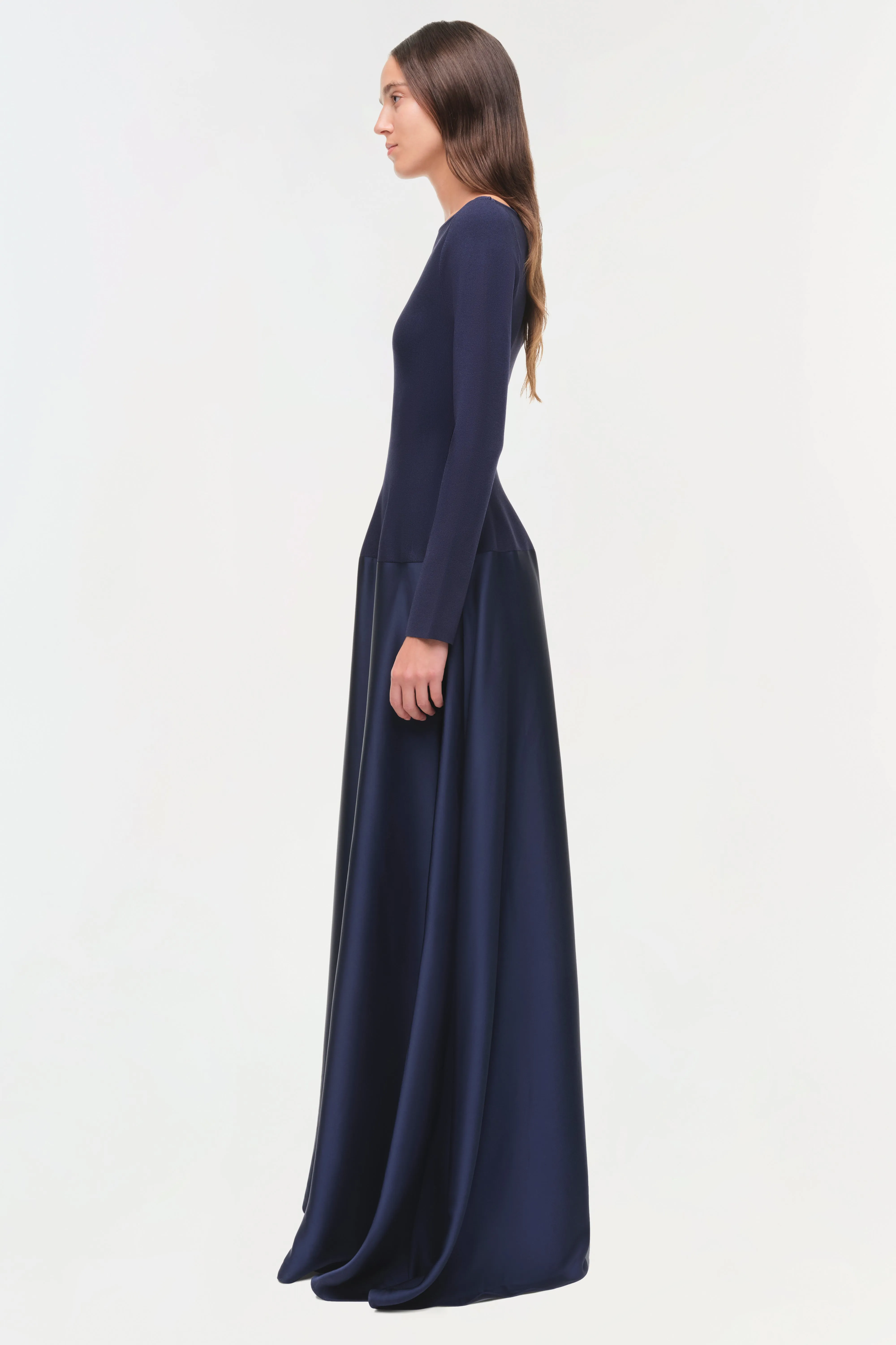 Paola Satin Knit Gown sold by Simkhai product image thumbnail 4