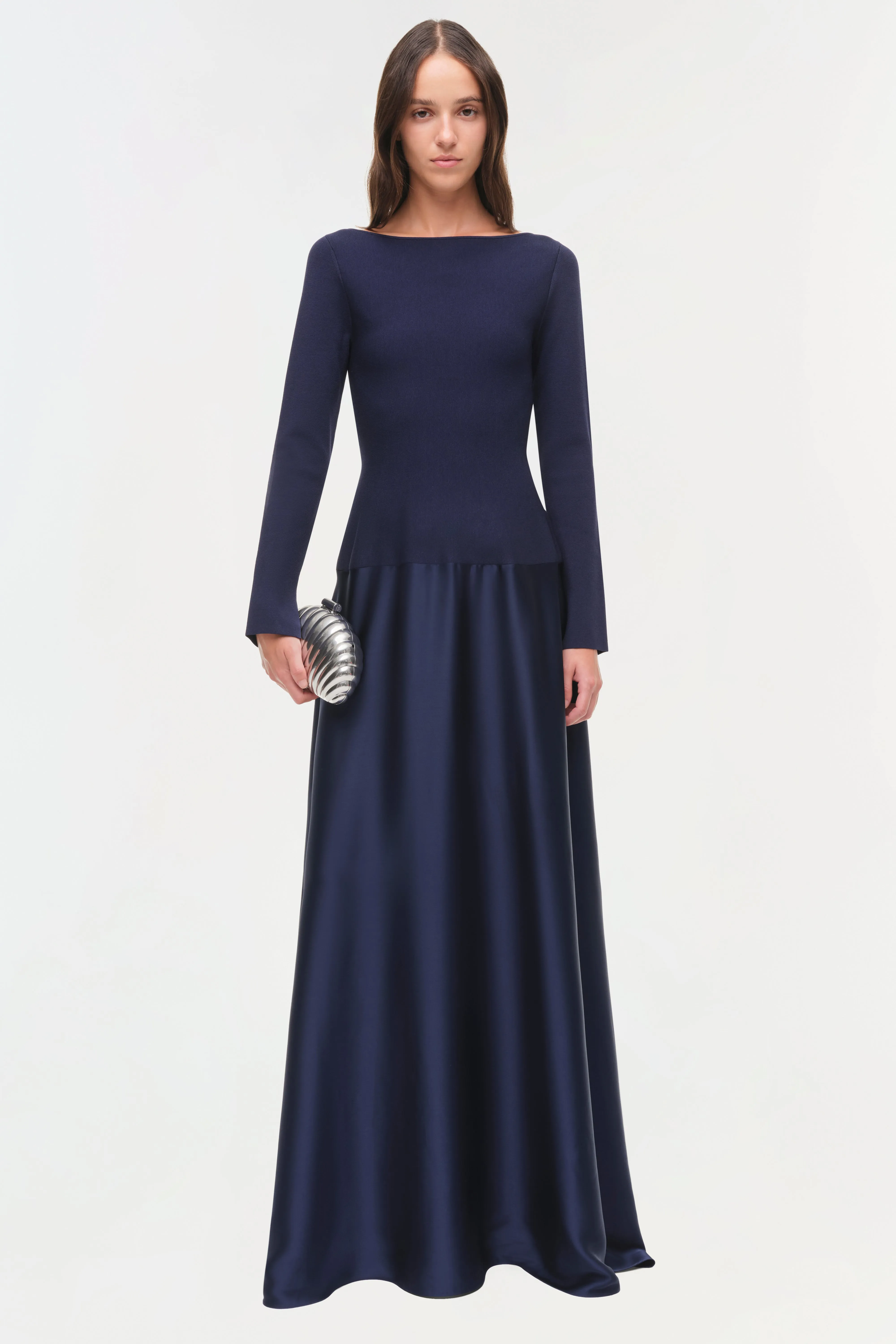 Paola Satin Knit Gown sold by Simkhai product image thumbnail 2