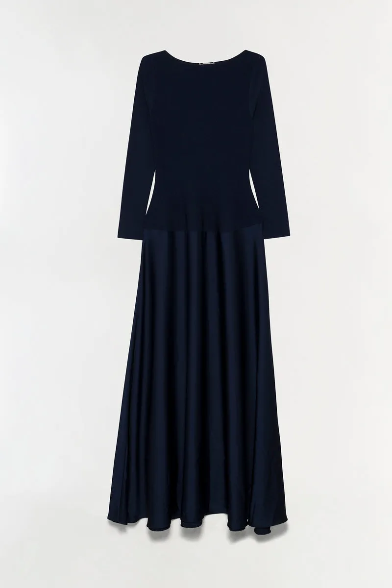 Paola Satin Knit Gown sold by Simkhai
