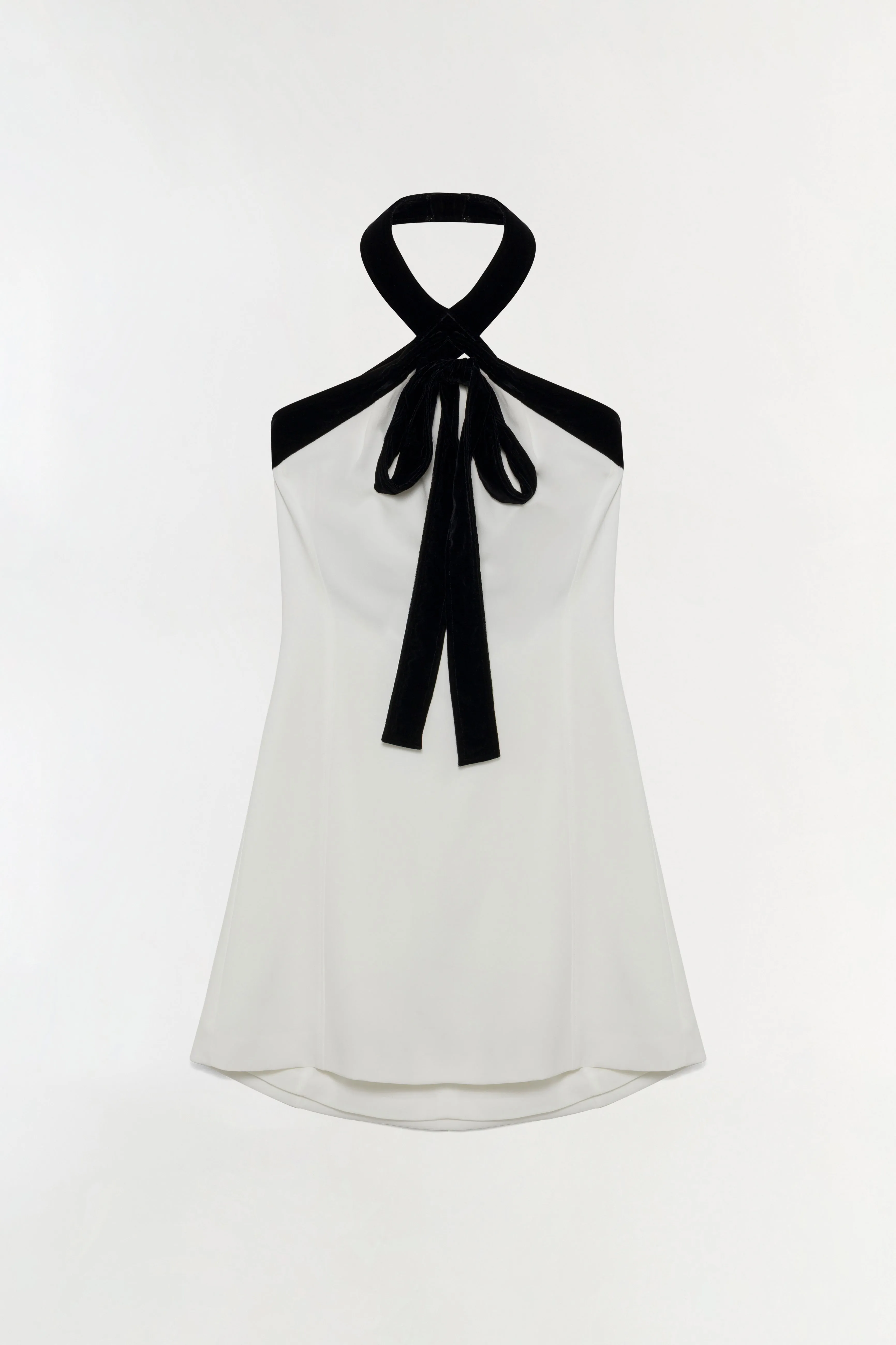 Jolie Velvet Tie Mini Dress sold by Simkhai