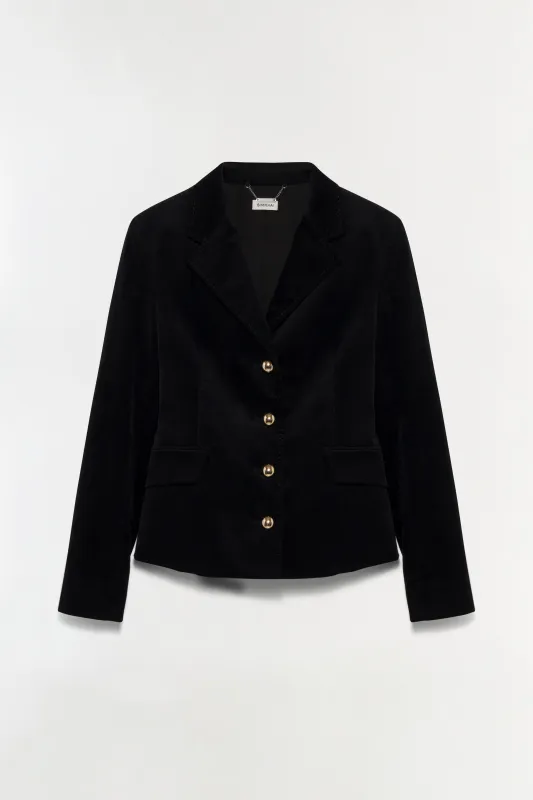 Trueman Velvet Jacket made by Simkhai