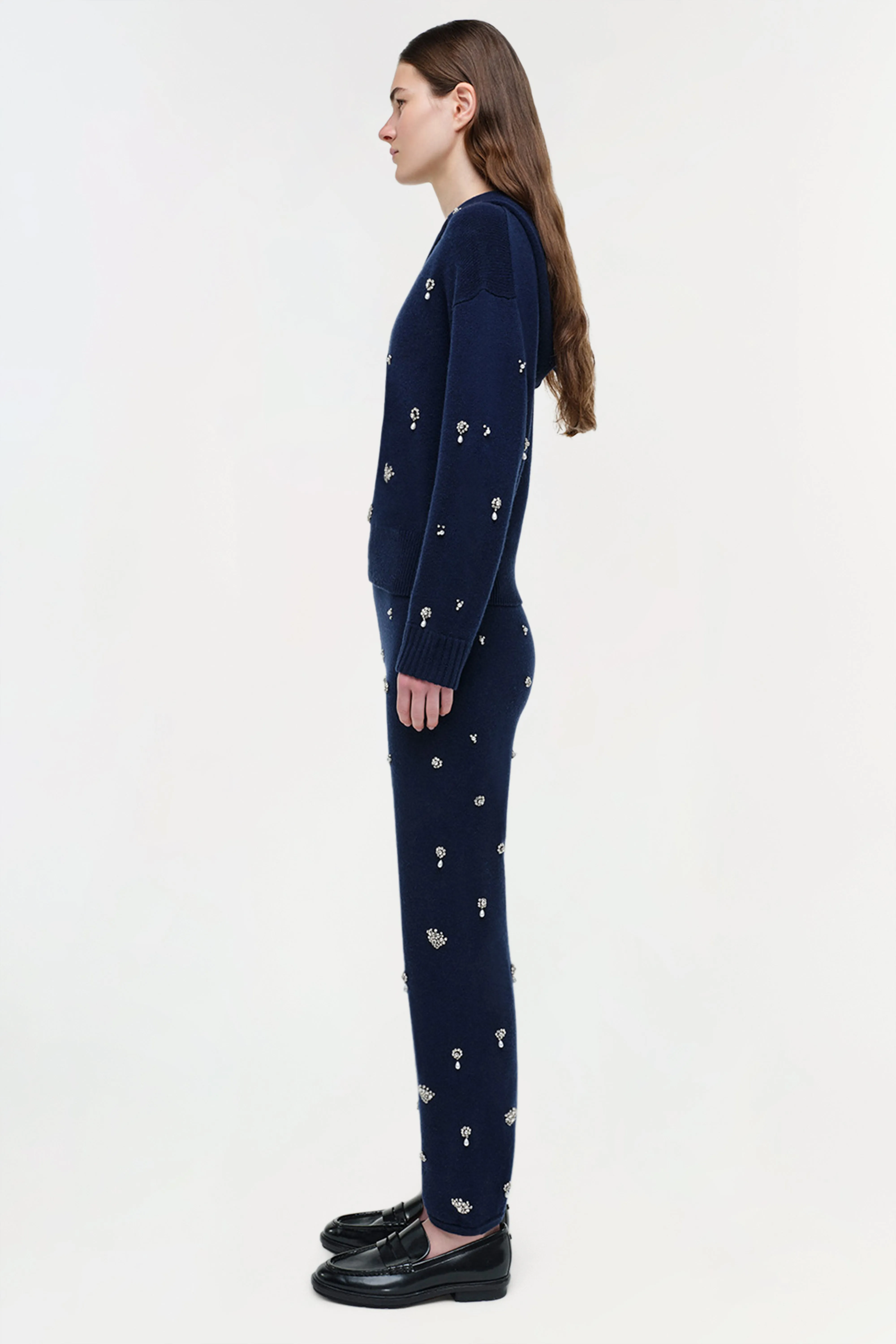 Kandace Embellished Cashmere Jogger sold by Simkhai product image thumbnail 3