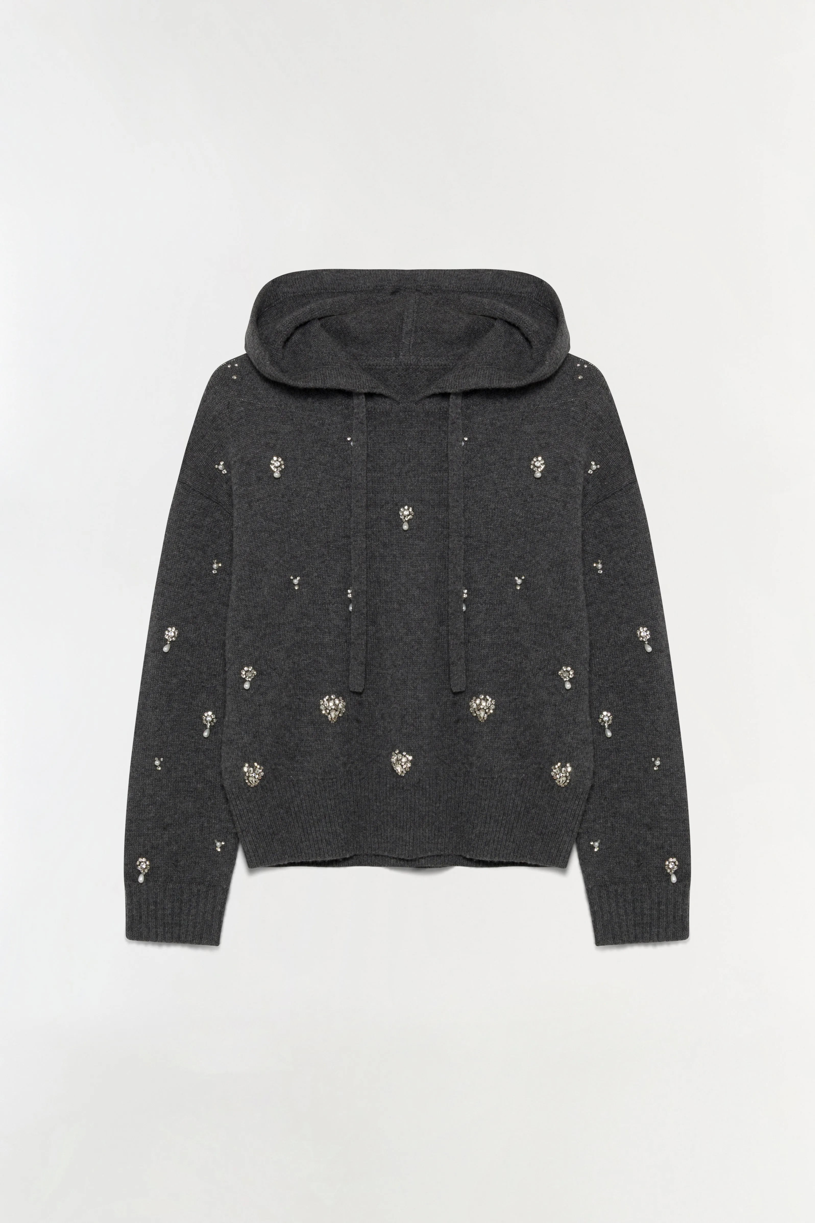 Karmen Embellished Cashmere Hoodie sold by Simkhai