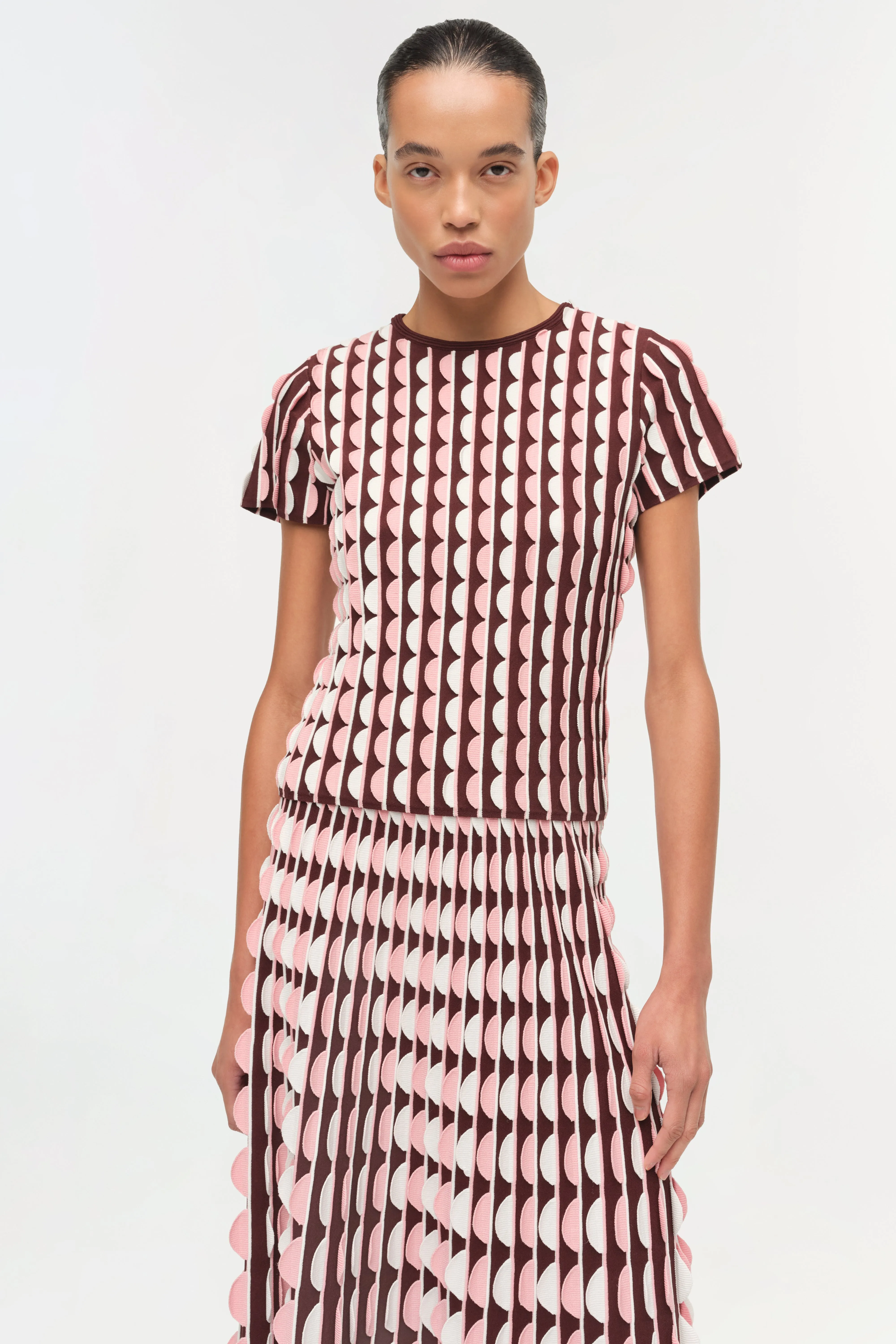 Kendra Scalloped Knit Top sold by Simkhai product image thumbnail 3