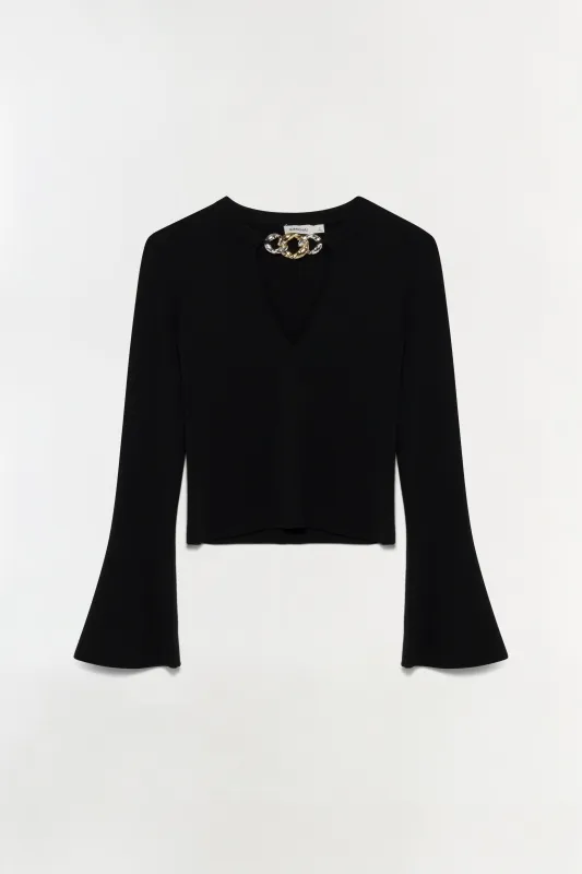 Evren Wool Top made by Simkhai