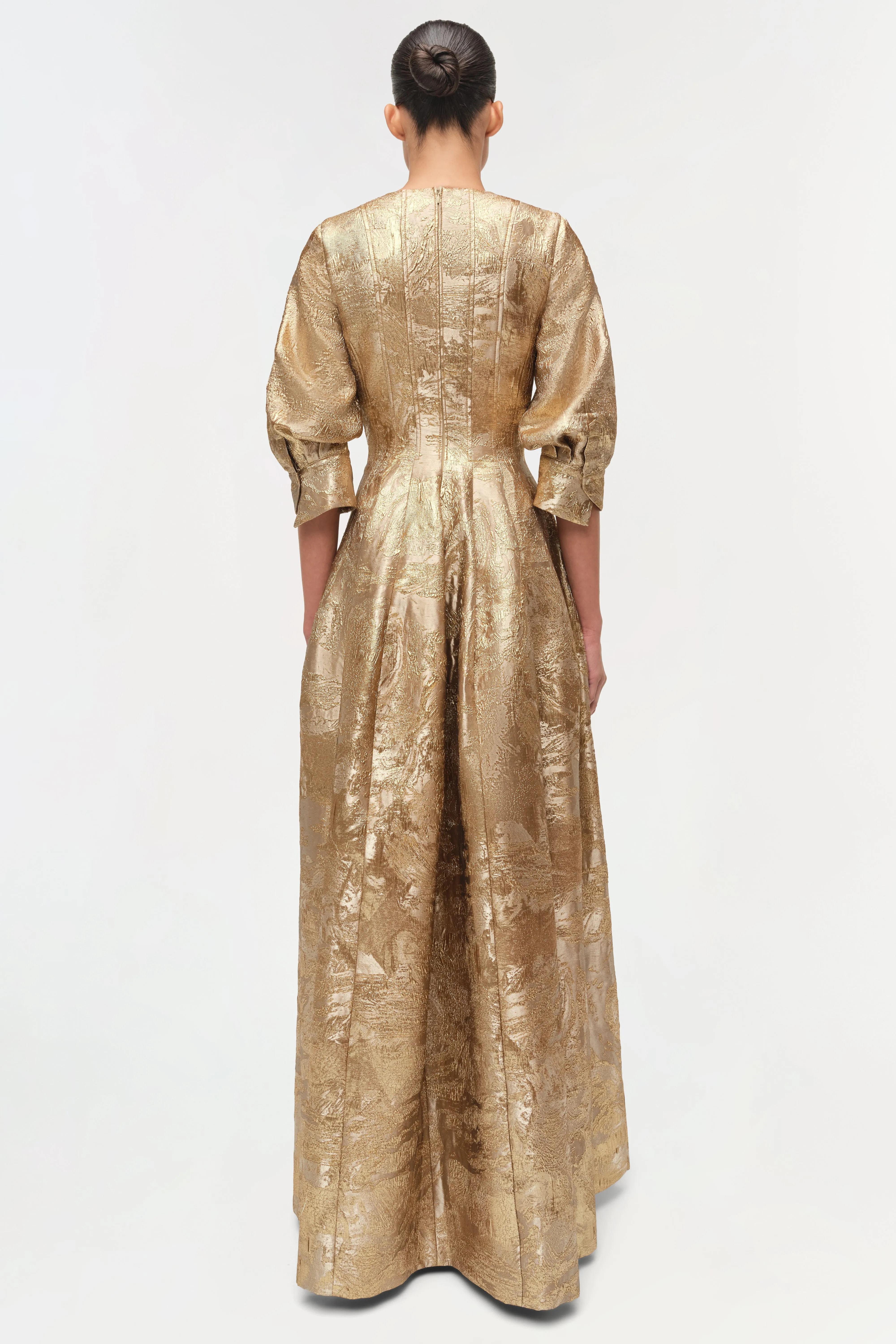 Claravelle Metallic Jacquard Gown sold by Simkhai product image thumbnail 5