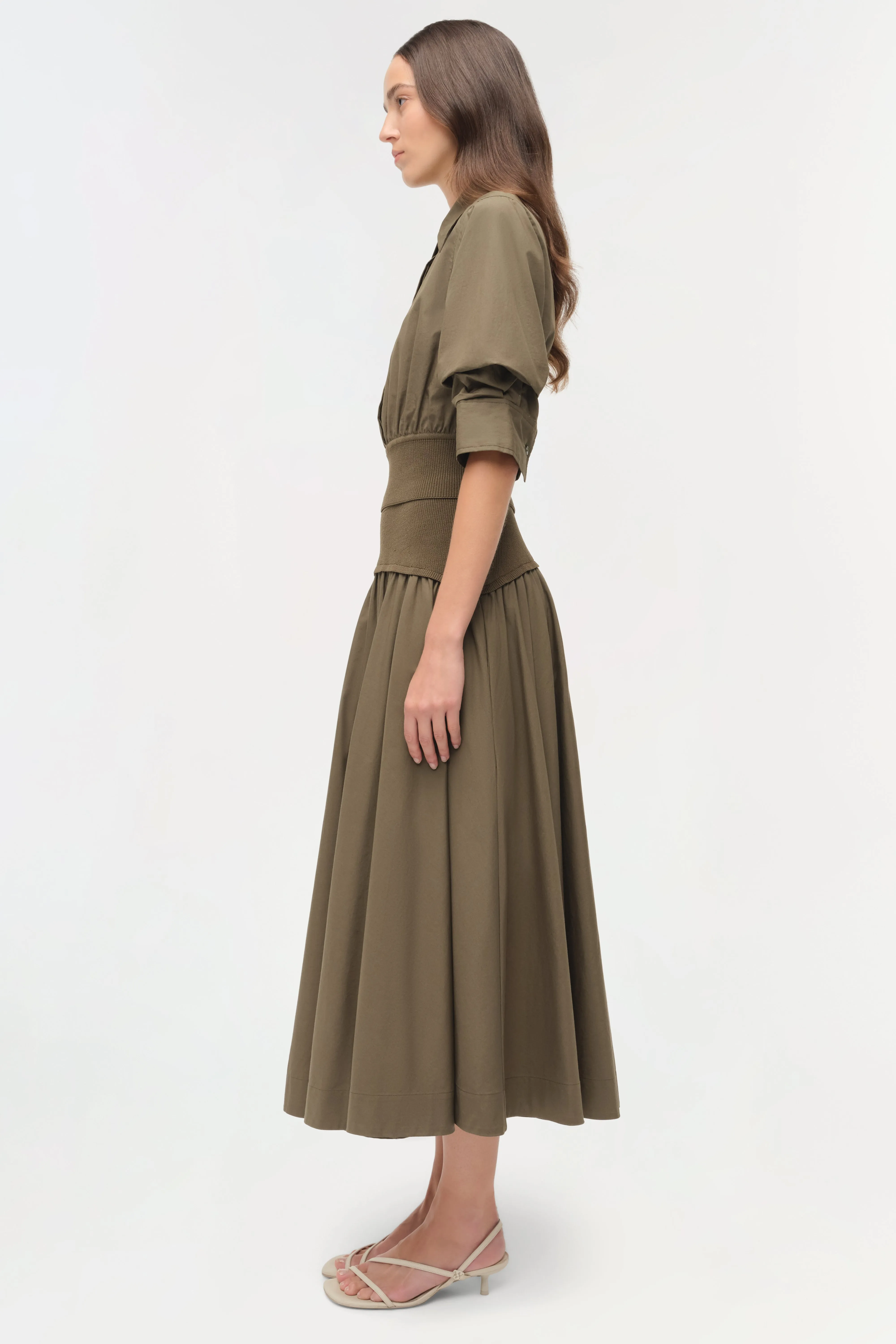 Ovie Knit Cotton Midi Skirt sold by Simkhai product image thumbnail 5