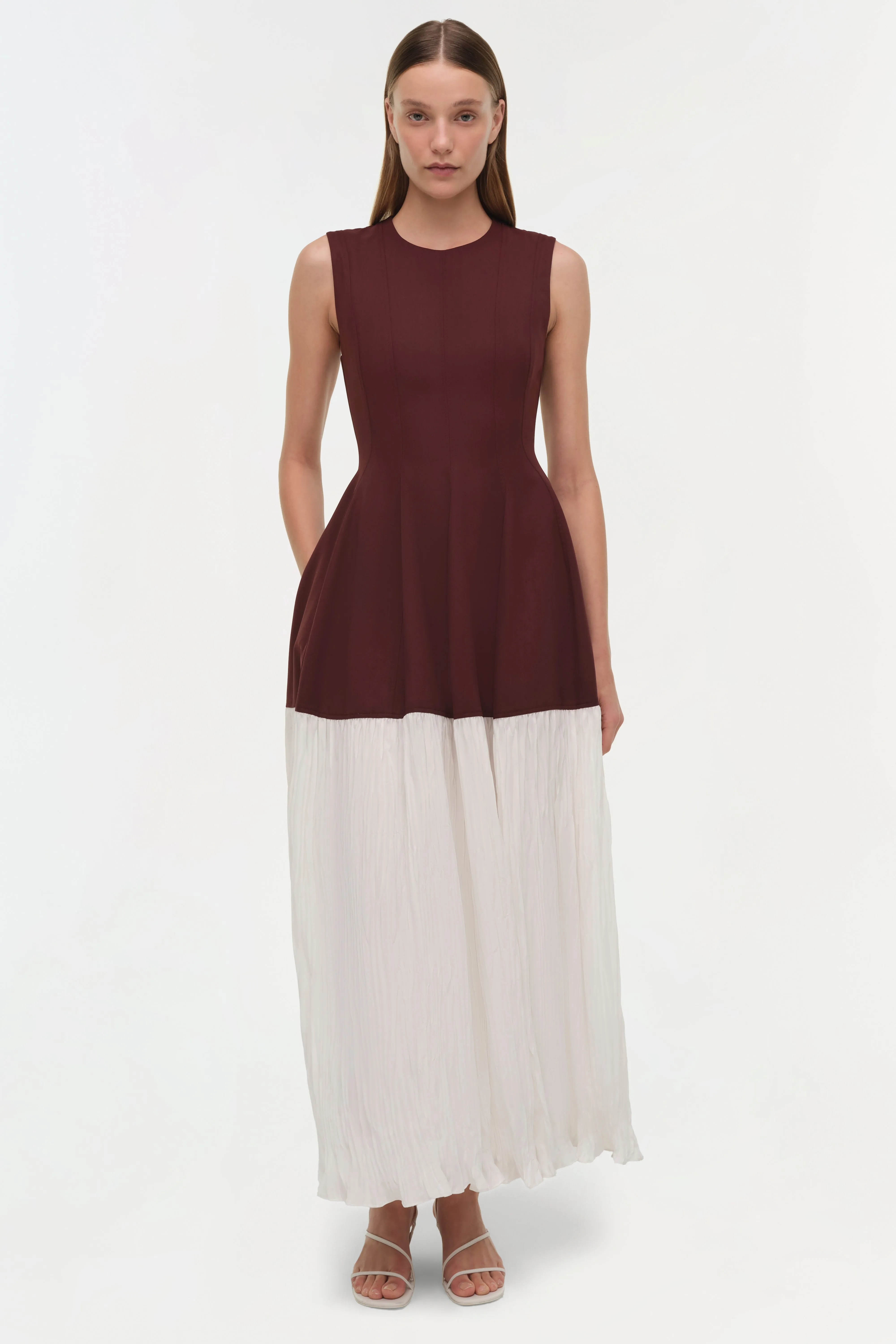 Raleigh Pleated Midi Dress sold by Simkhai product image thumbnail 3