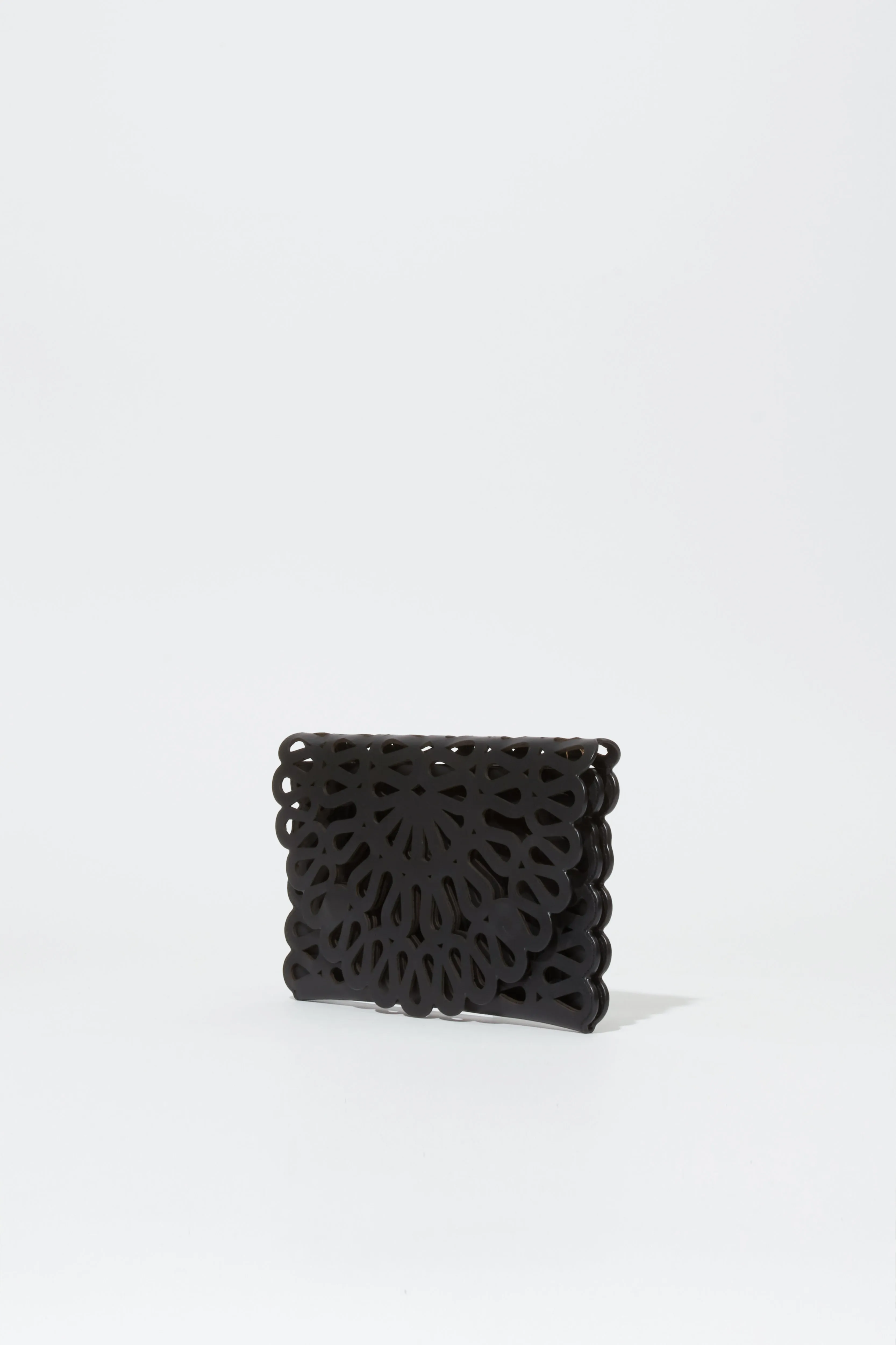 Mccall Laser Cut Leather Clutch sold by Simkhai product image thumbnail 2