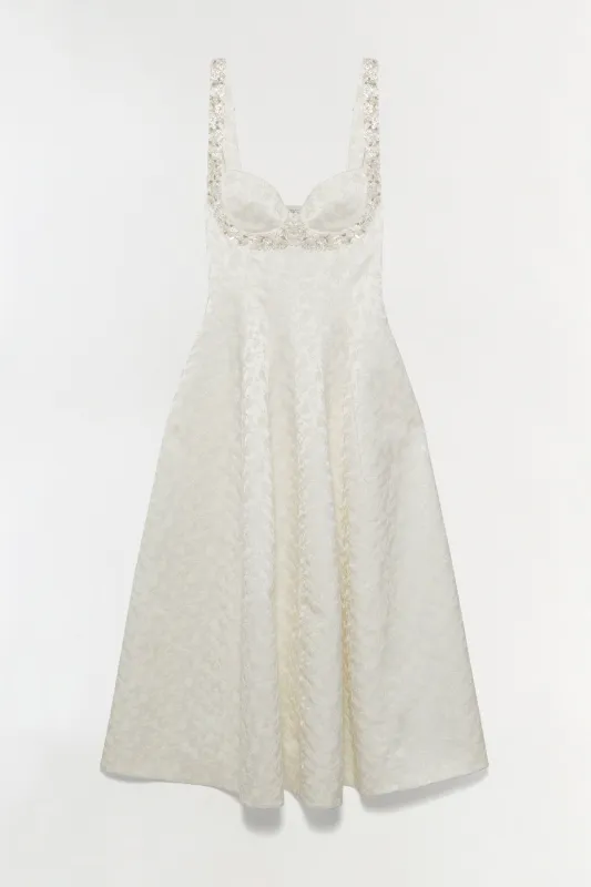 Charlotte Jacquard Midi Dress sold by Simkhai