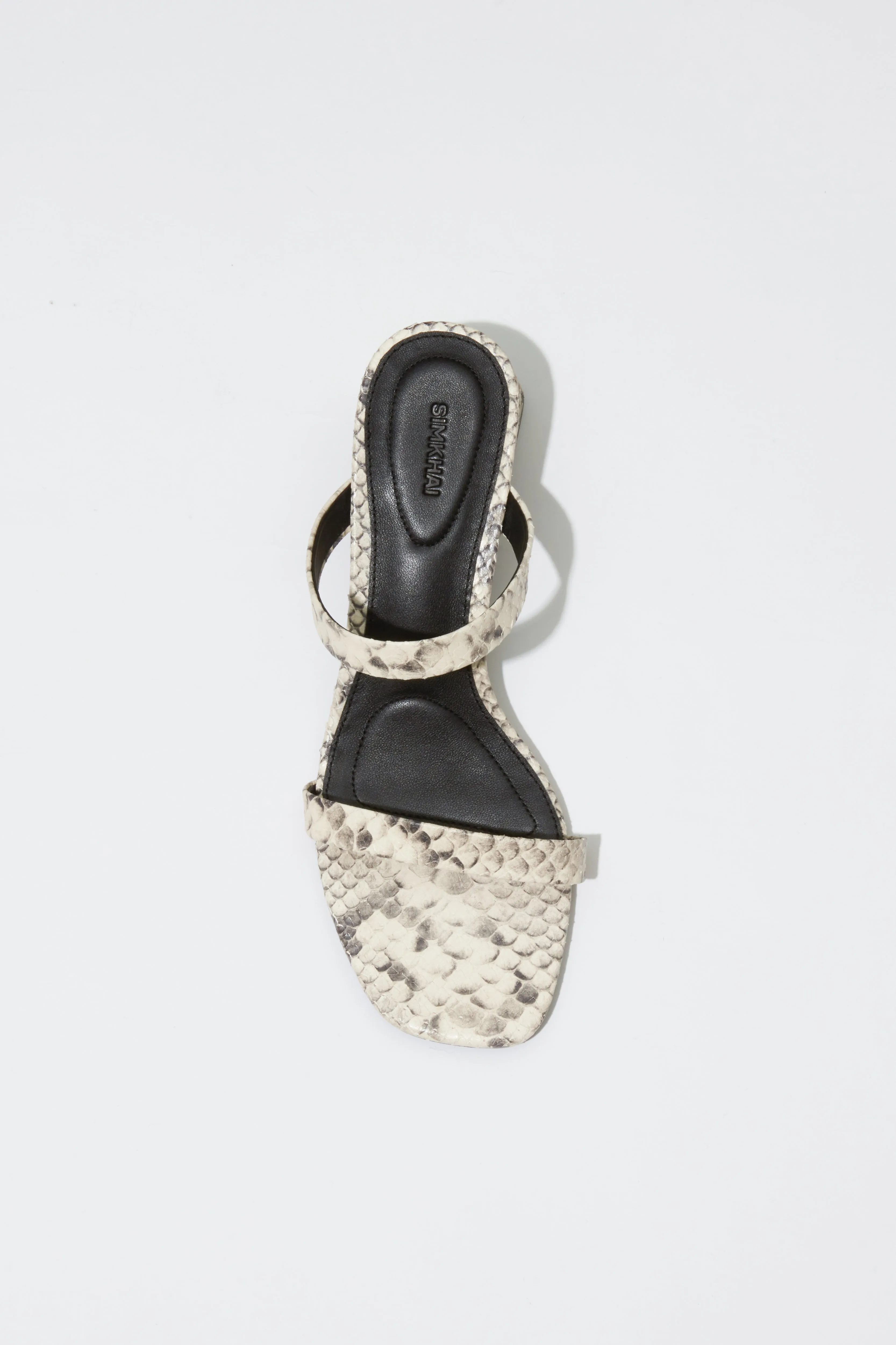 Clara Snake Leather Block Heel sold by Simkhai product image thumbnail 3