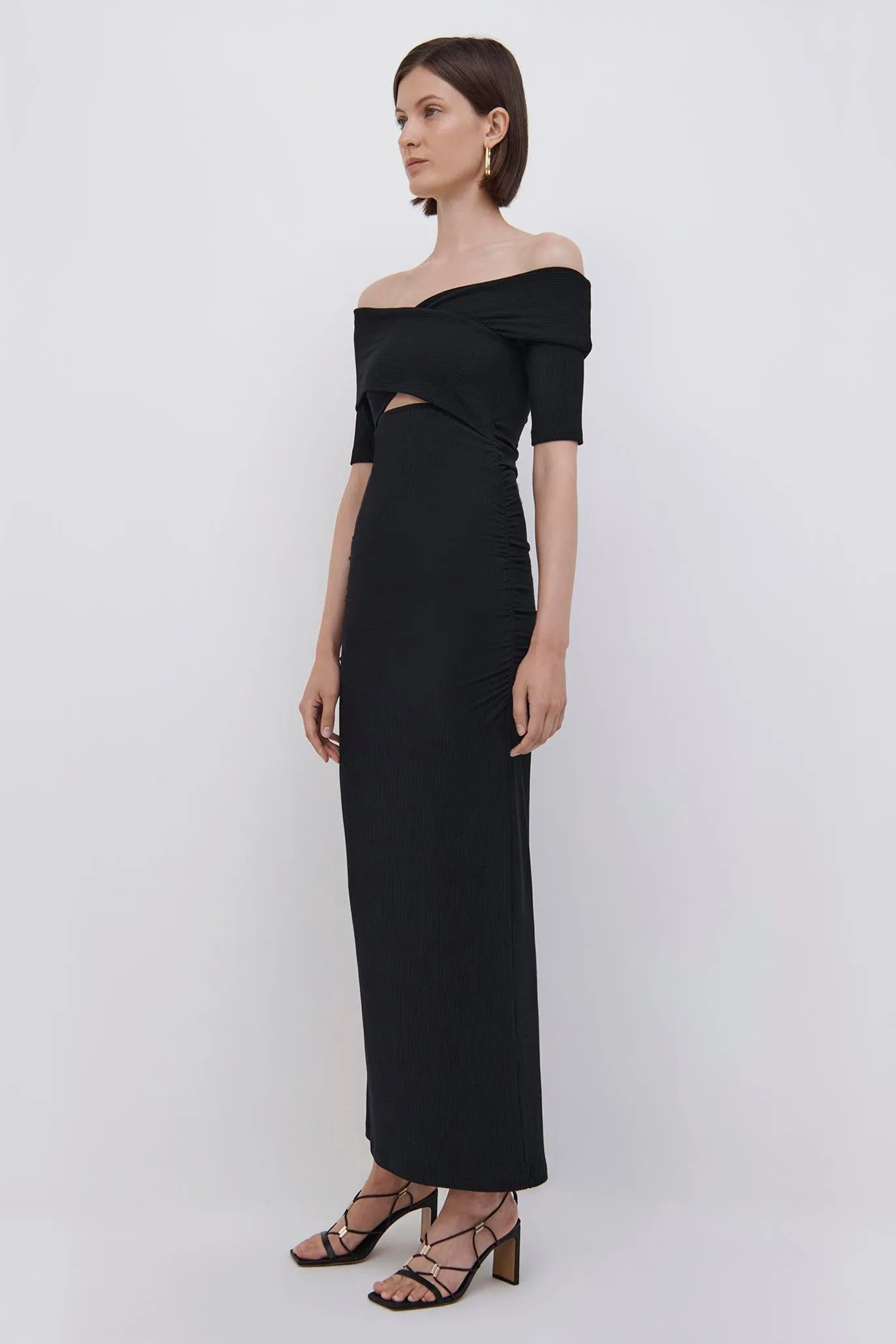 Kimberlyn Shaping Rib Midi Dress sold by Simkhai product image thumbnail 4