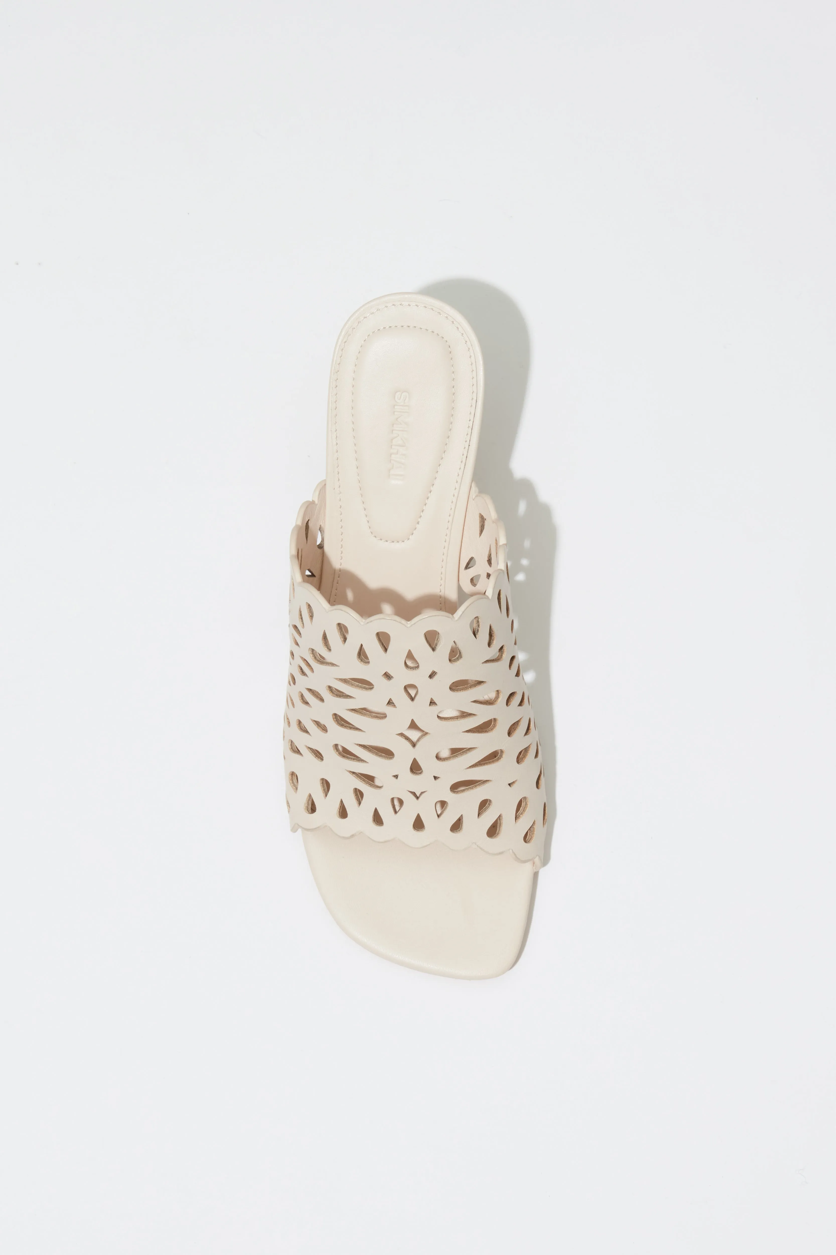 Shadow Mule Laser Cut Leather Sandal sold by Simkhai product image thumbnail 3