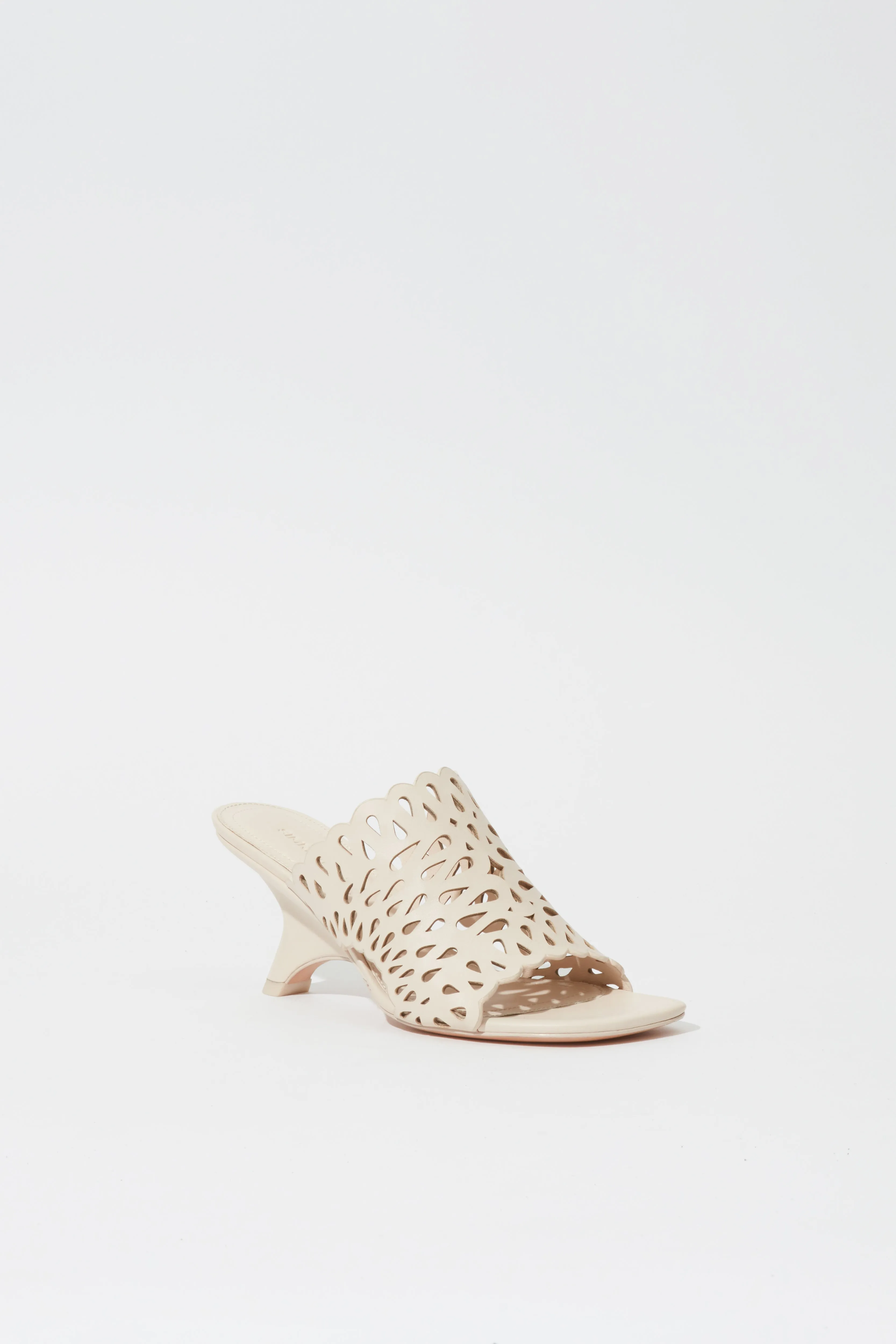 Shadow Mule Laser Cut Leather Sandal sold by Simkhai product image thumbnail 2