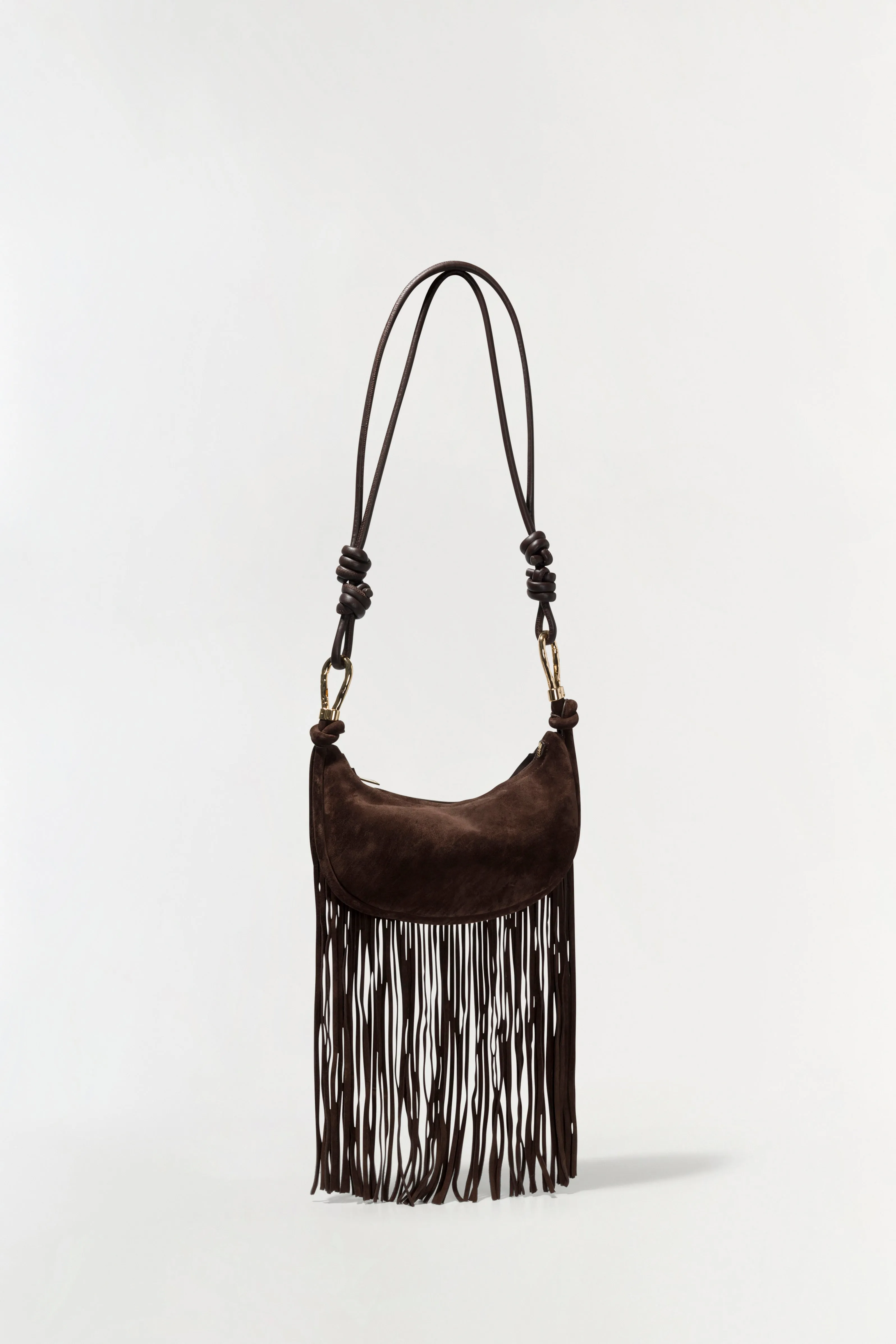 Avery Fringe Suede Crossbody sold by Simkhai