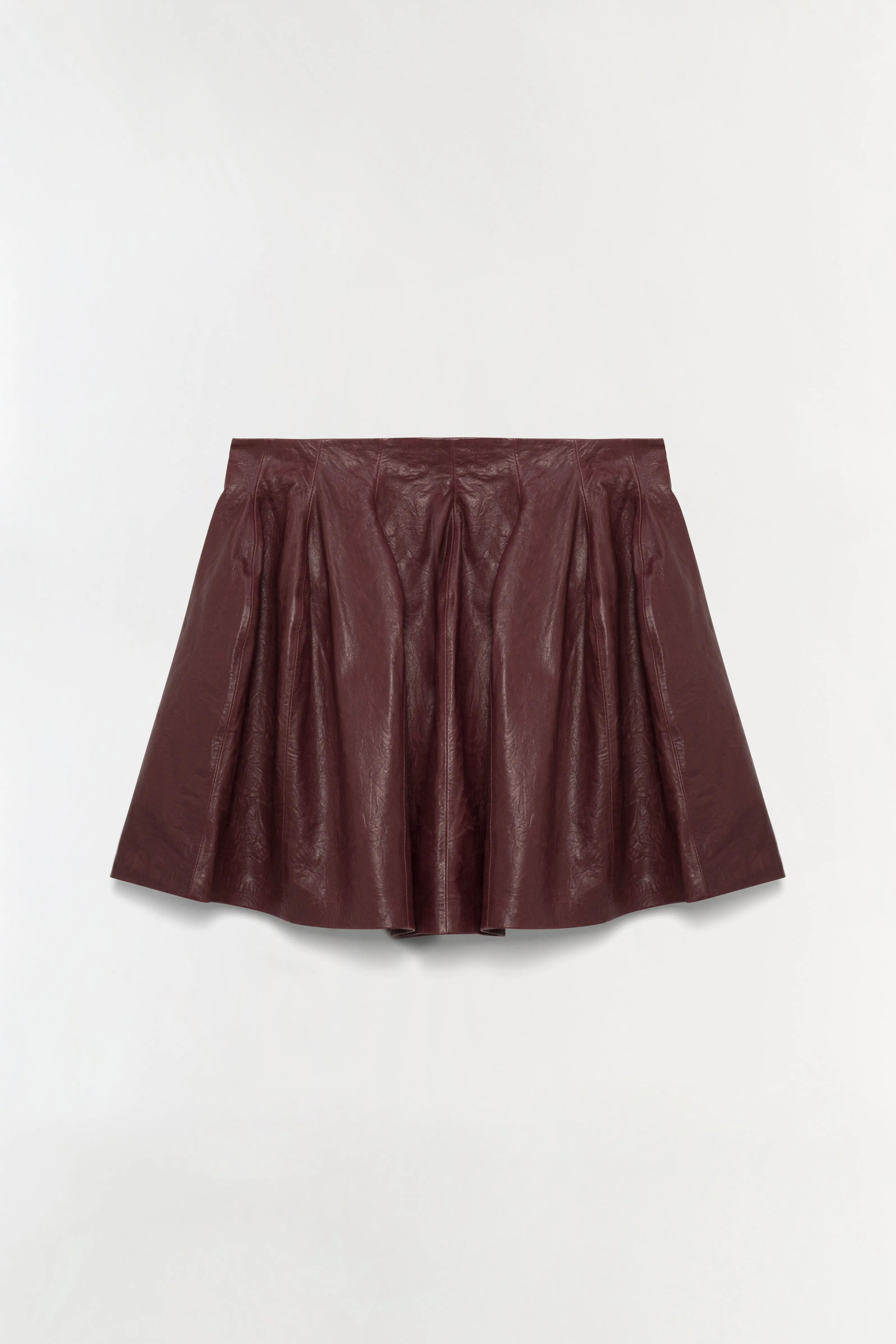 Bryar Leather Mini Skirt sold by Simkhai