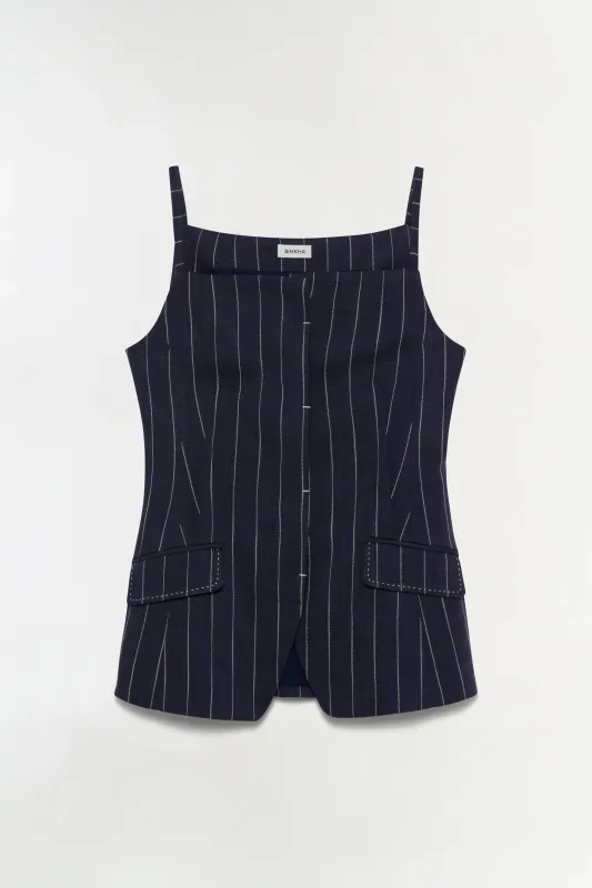 Edie Square Neck Top sold by Simkhai