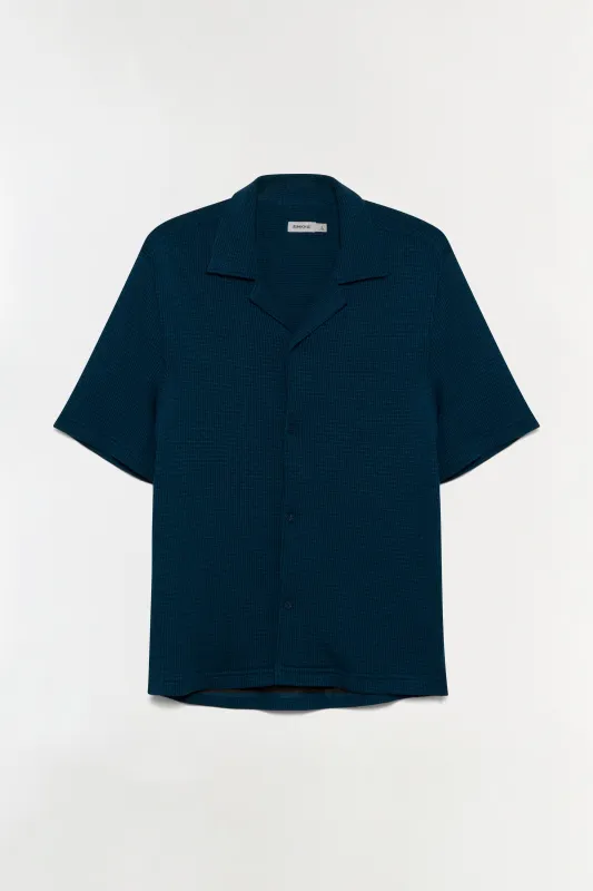 Troy Wool Silk Shirt sold by Simkhai