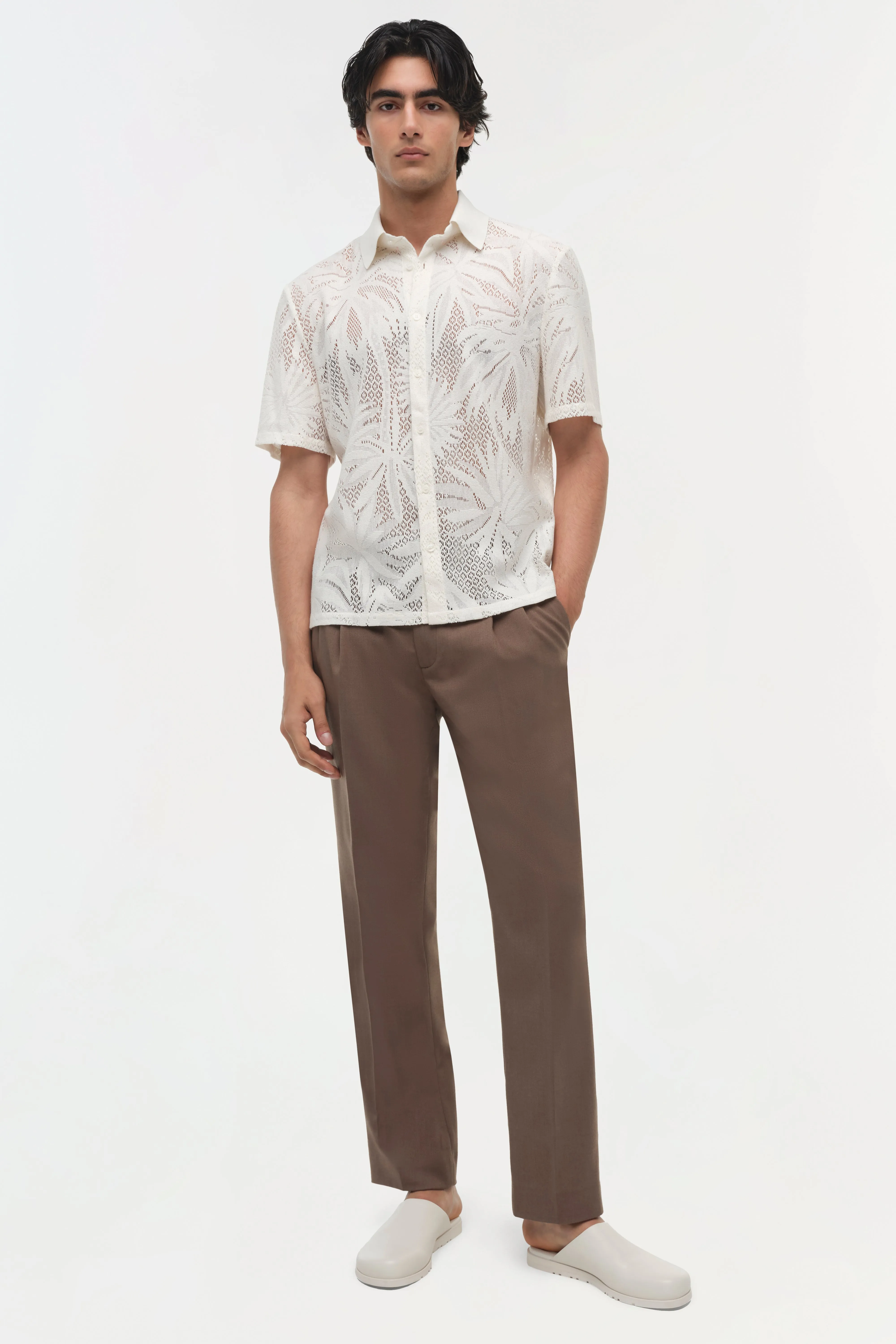 Conrad Lace Shirt sold by Simkhai product image thumbnail 2