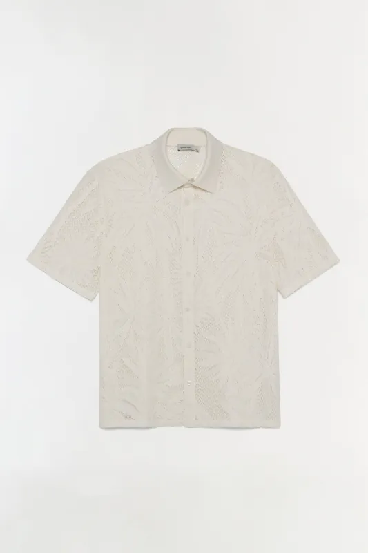 Conrad Lace Shirt sold by Simkhai