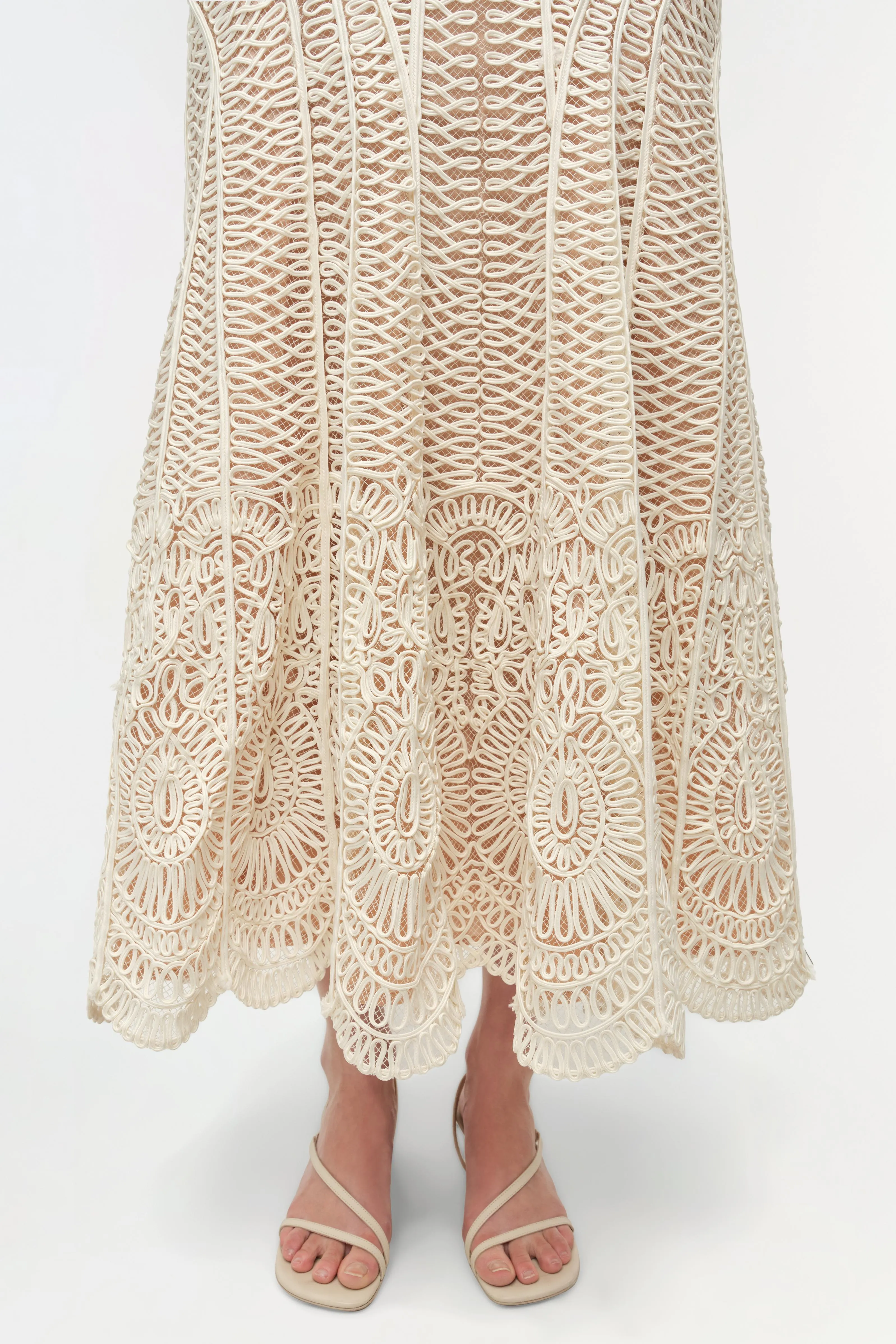 Fiona Guipure Midi Dress sold by Simkhai product image thumbnail 5