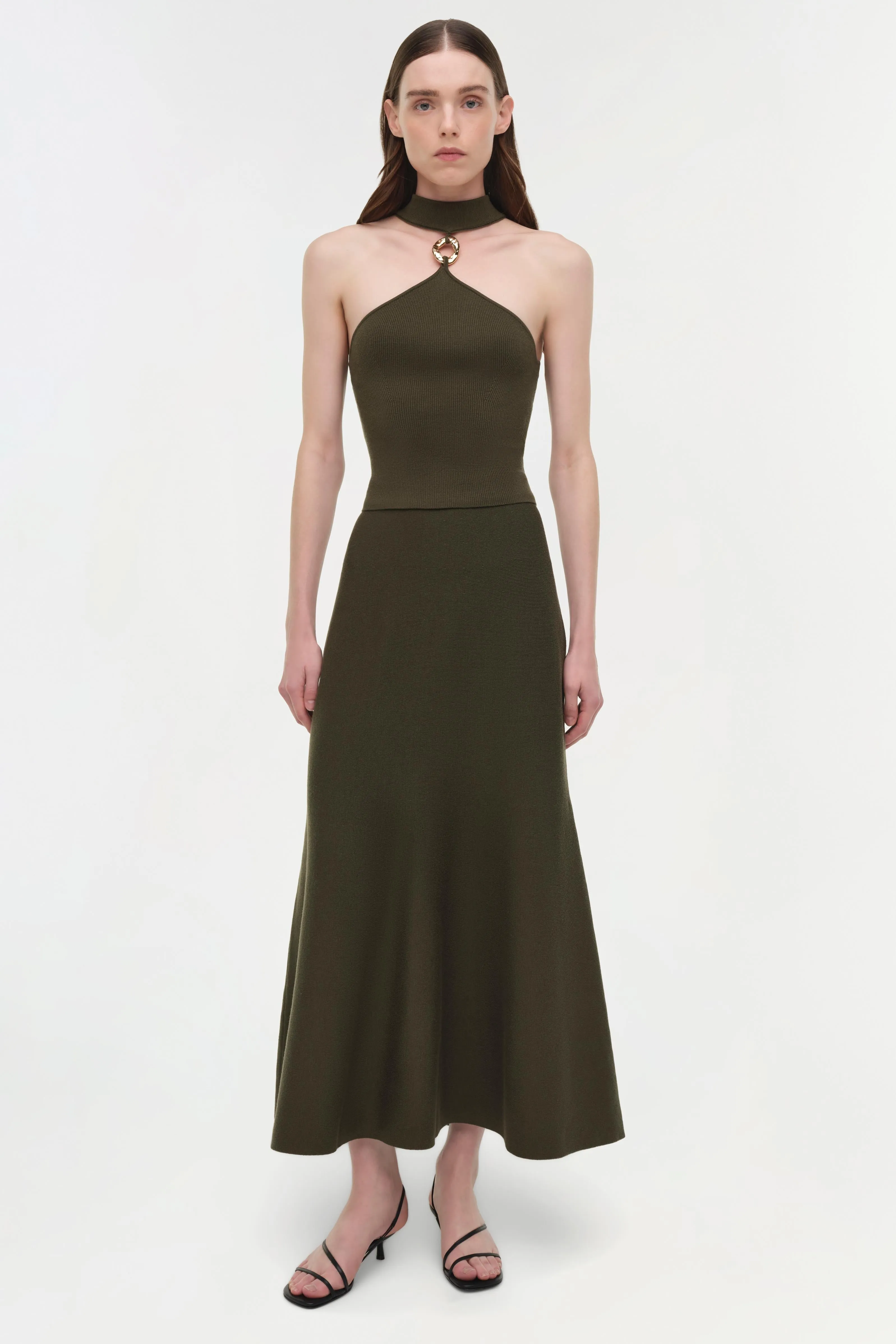 Renlen Wool Halter Top sold by Simkhai product image thumbnail 2