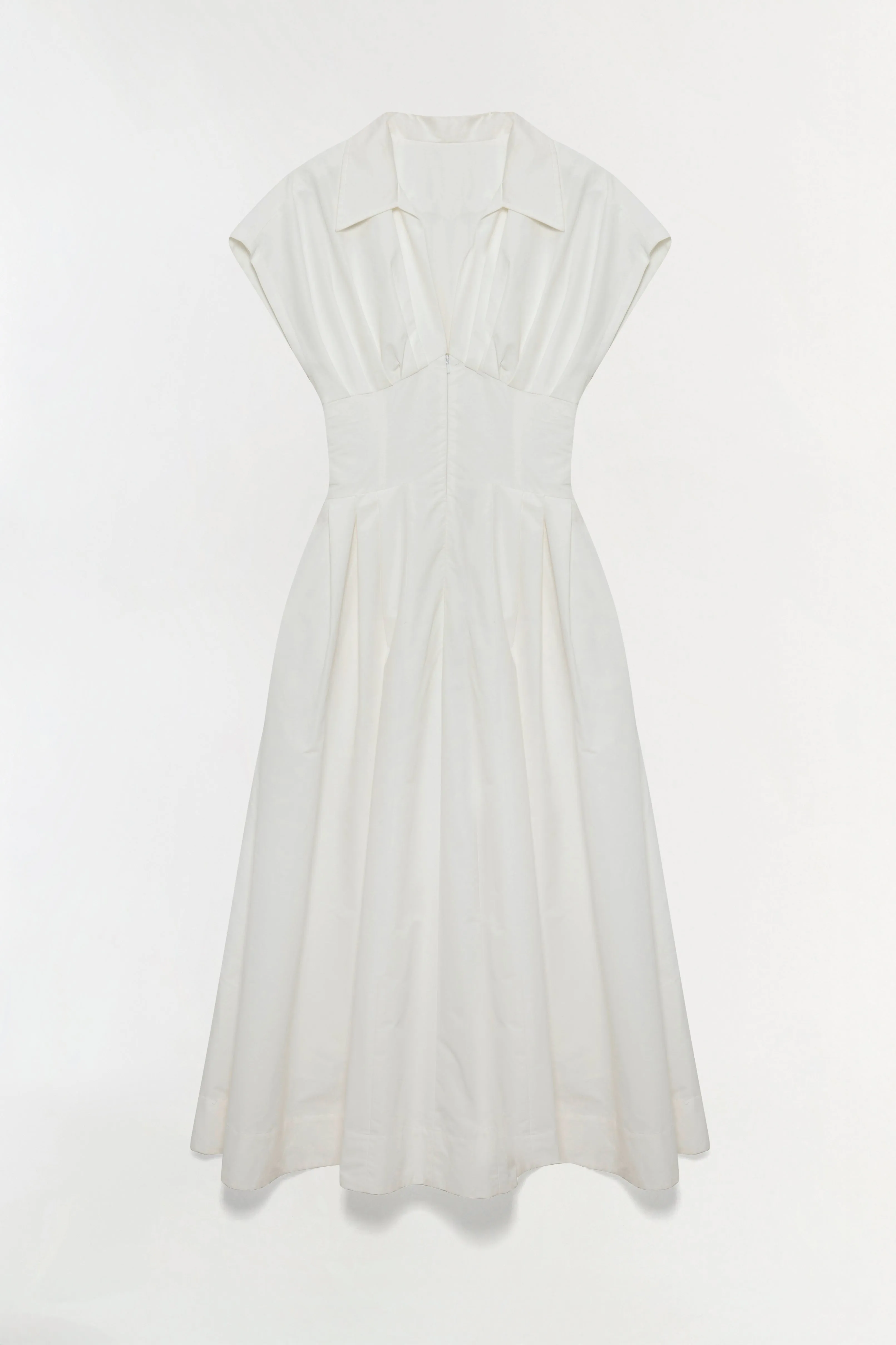 Farlow Cotton Faille Midi Dress sold by Simkhai